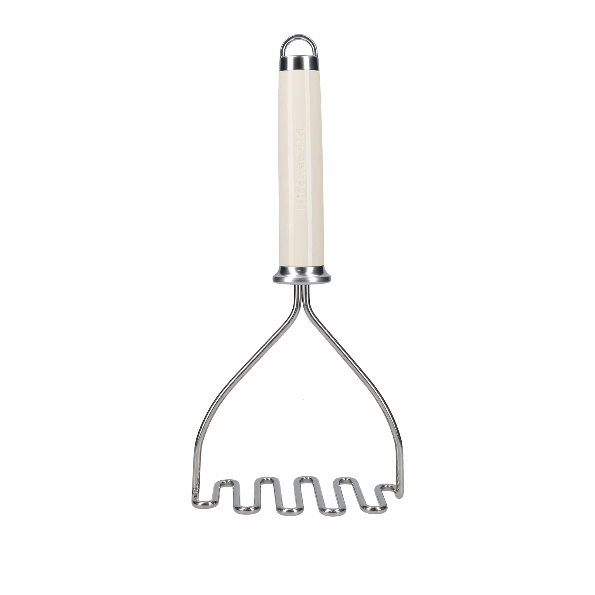 KitchenAid Kartoffelstampfer, Küchenutensil aus Edelstahl – Almond Creme