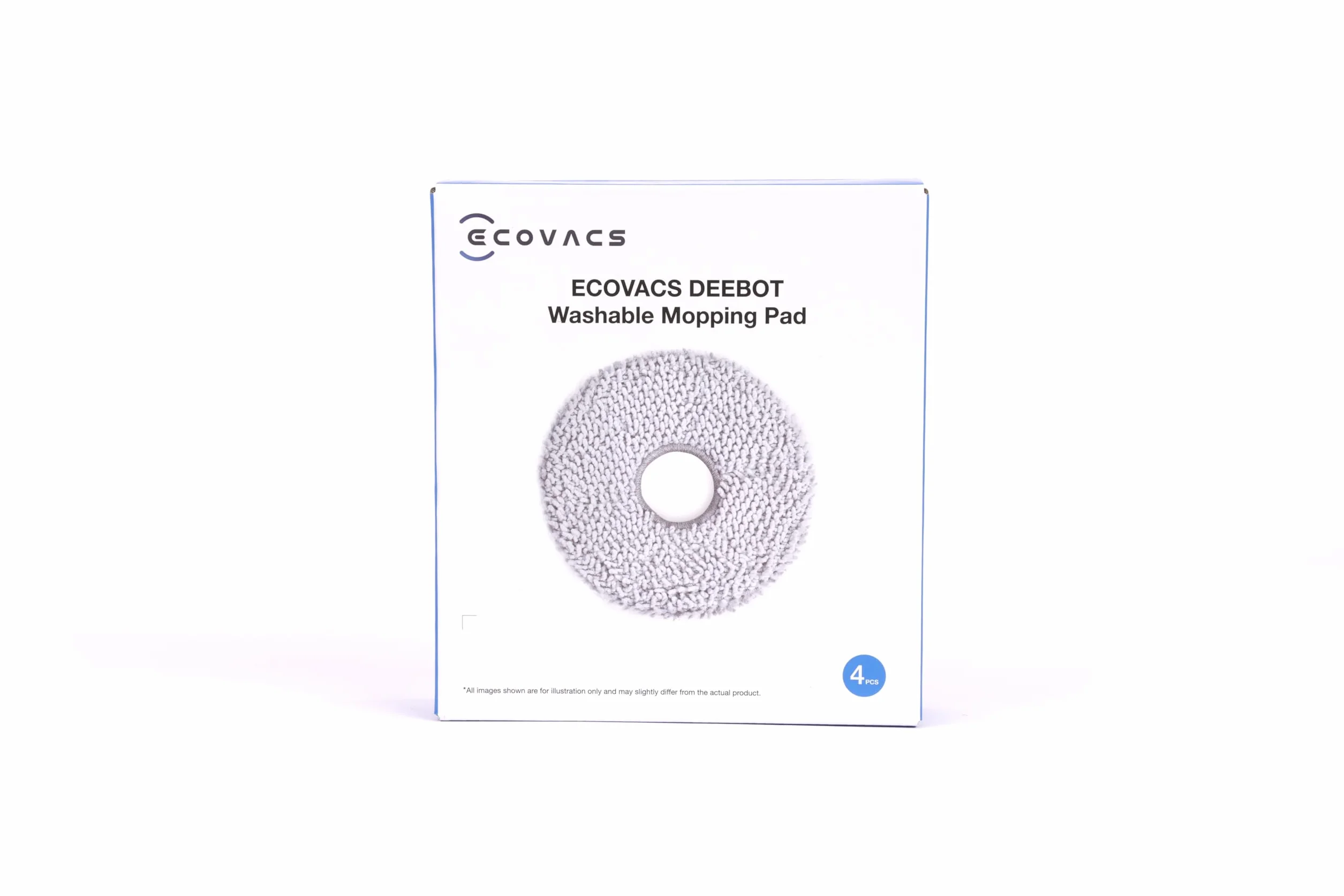 ECOVACS DEEBOT Waschbares Wischpad * 4 Stück für T30 OMNI/T30 PRO Omni
