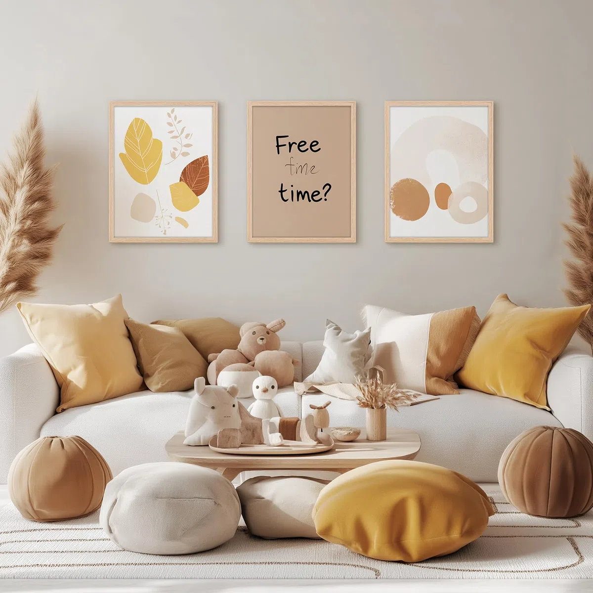 Bilderrahmen 30x40 Holz: 3er Set 40x30 Rahmen mit Passepartout für Foto Poster - Holzrahmen mit Acrylglas