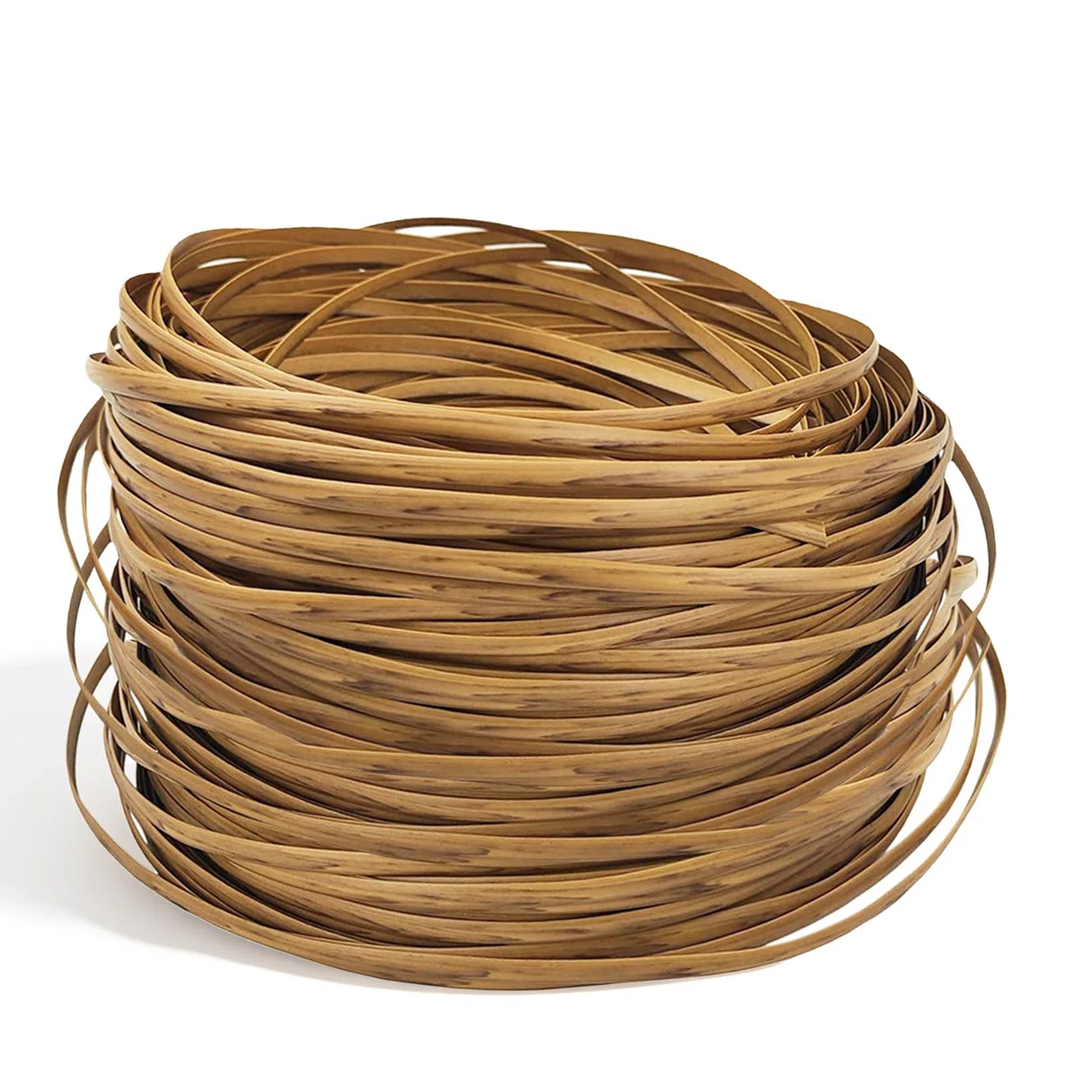 NEUSID 110 m PE Rattan Reparatur Set, Synthetische Rattan Reparaturmaterial 5 mm breit Zuschneidbar für Stuhl Liegestuhl Heimwerken Weben oder Reparaturen (Holzmaserungsfarbe)