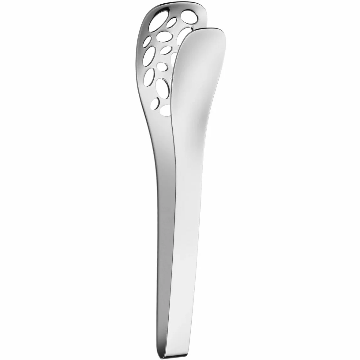 WMF Nuova Servierzange perforiert 25 x 5,5 cm, Nudelzange, Spargelzange, Antipastizange, Cromargan Edelstahl poliert, spülmaschinengeeignet