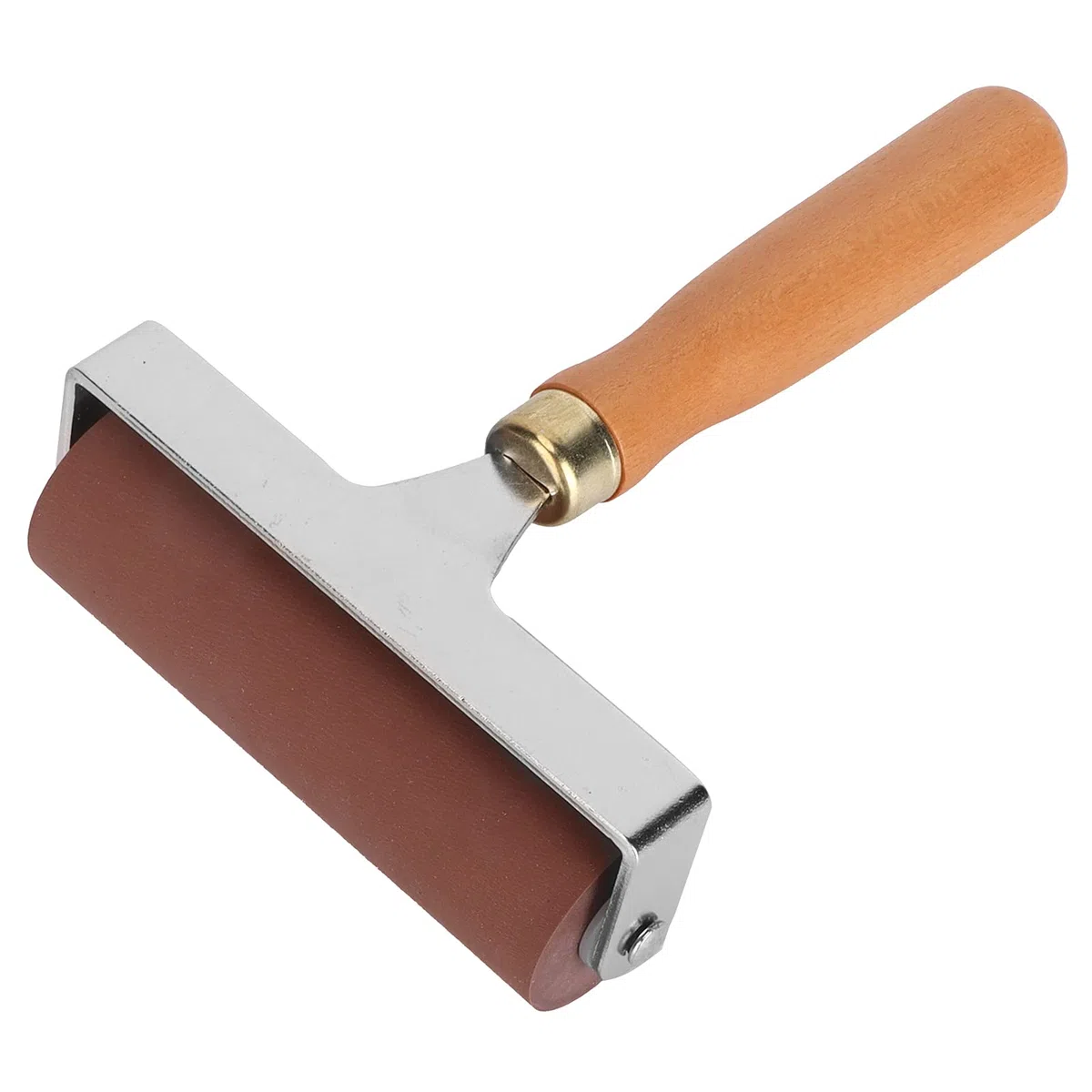 Goshyda Brayer, weiche Flexible langlebige elastische Gummiwalze, um den Druck zu beenden, glatt und sauber zu stempeln, geeignet für Druckgrafik, Tintenblock, Geschnitzte Oberfläche(10cm)