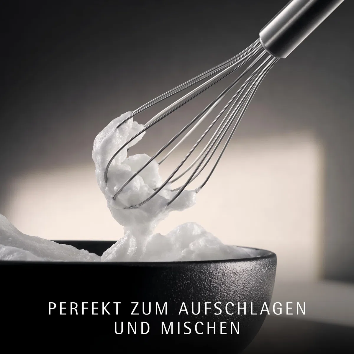 WMF Profi Plus Schneebesen Set 3-teilig, Schneebesen Edelstahl teilmattiert, Rührbesen, Quirl, spülmaschinengeeignet