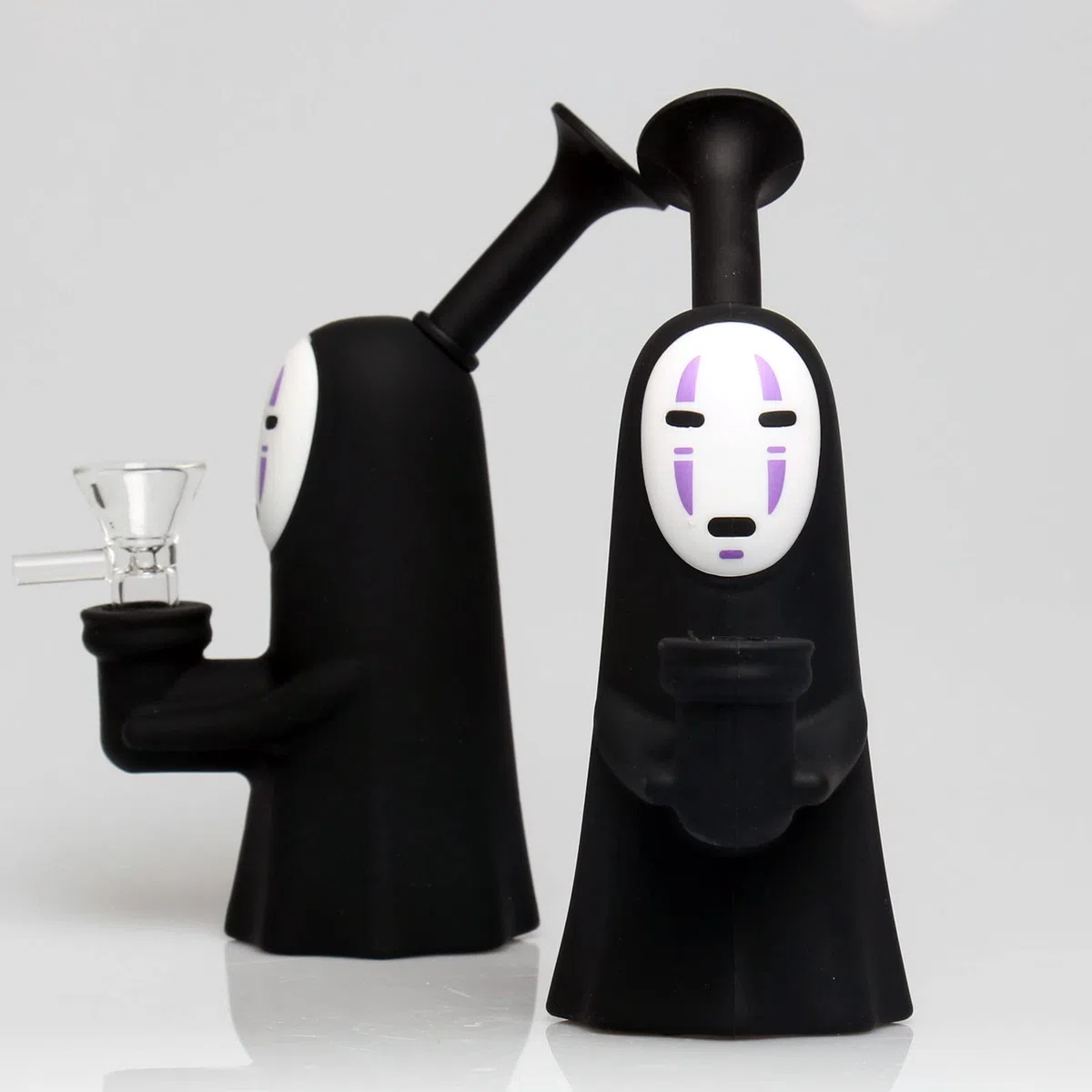 Silikon-Mini-Bong-Wasserbong aus Kunststoff, mit Räucherbong-Perkolator, 14,5 mm Silikon-Wasserpfeife, Bong-Schale, 16 cm Wasserbong mit weichen, sicheren, abnehmbaren Wasserpfeifen, gesichtslosen