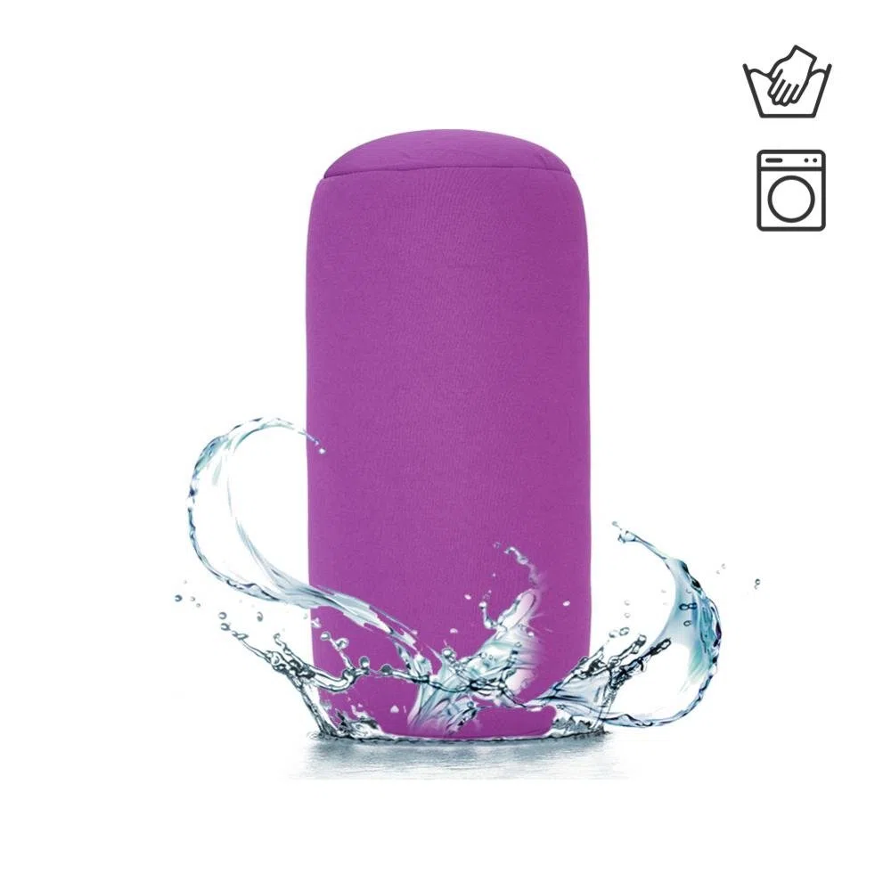 Yosoo Mini-Kissen Rollkissen für Auto, Sofa, Kissen für Reisen, Büro, 29 x 16 cm (Farbe: Violett)