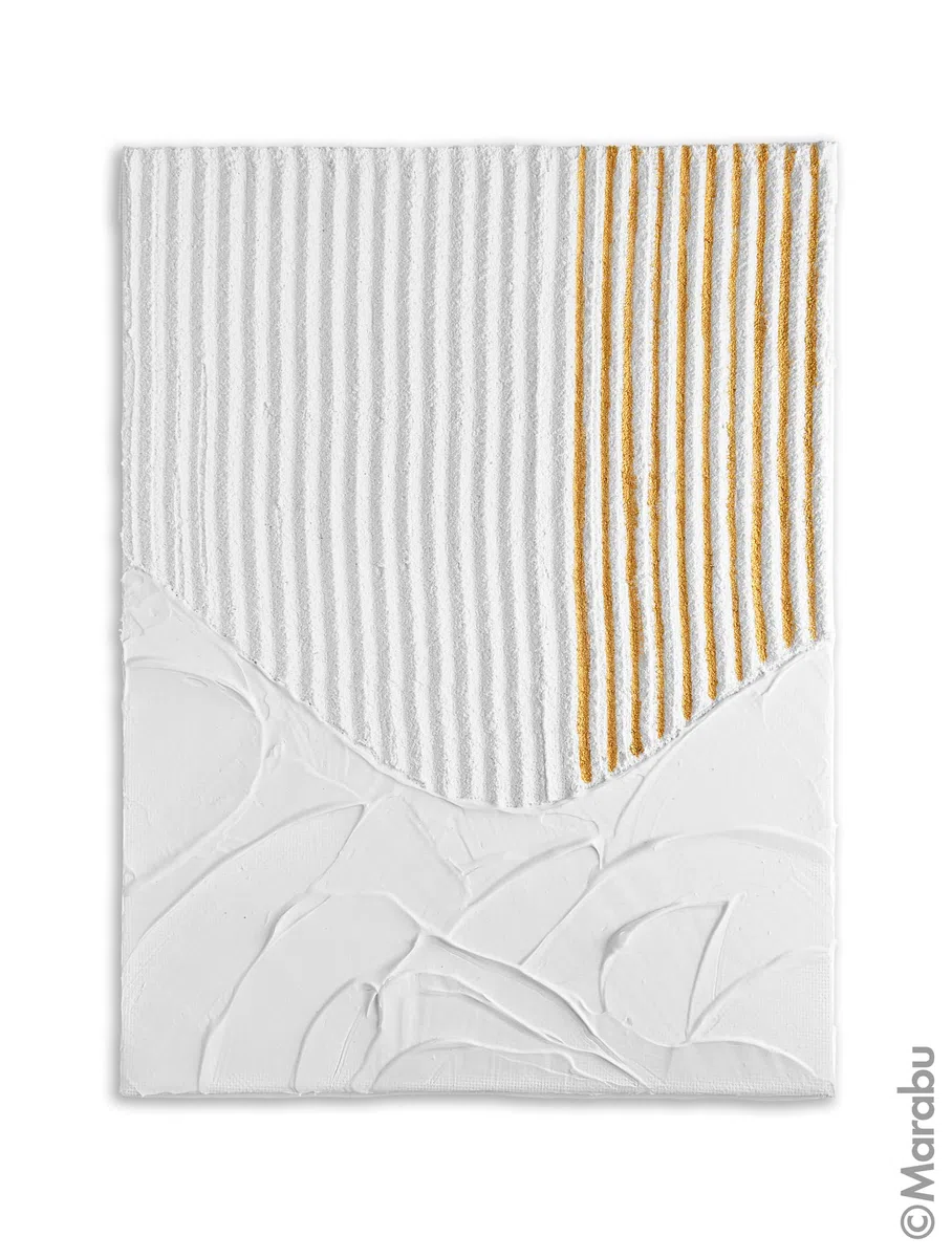 Marabu Acrylpasten Set STRUCTURED ART, Strukturpaste inkl. Spachtel, Malmesser und Malkarton, Malset für Mixed Media, Art Journaling, Spachteln uvm., 1202000000088