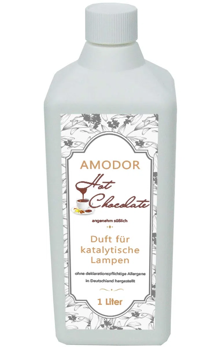 Amodor Hot Chocolate 1 L, Raumduft für katalytische Lampen wie Lampe Berger