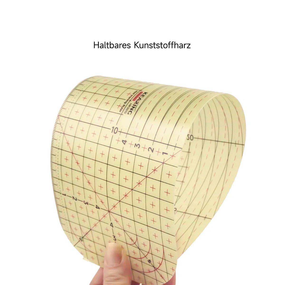KEARING Bügellineal Patchwork Schneider Handwerksbedarf Hitzebeständiges Lineal/Schenkel heben/Falten/Bastelbedarf/Nähwerkzeug 30 x 10CM (HR3010)