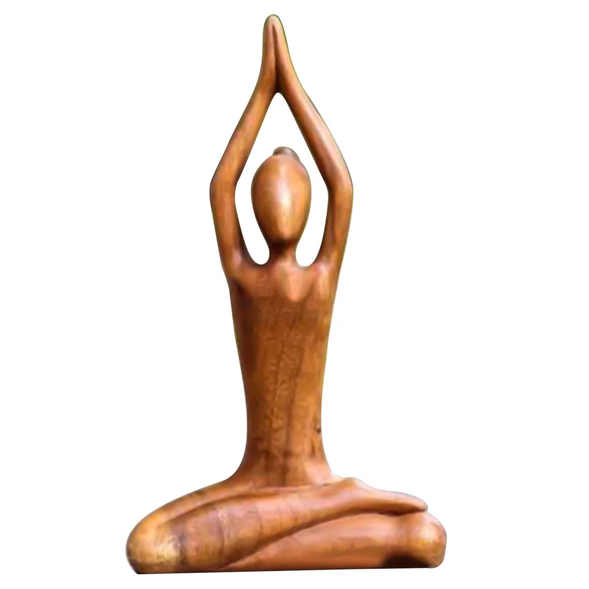 Frau Skulptur Yoga-Pose Figur,Body Talk Skulptur Yoga,Polyresin Yoga-Statuen Mädchen Arts Deko Heim Tisch Dekorative für Wohnzimmer Schlafzimmer Büro Geschenk für Yoga-Liebhaber,18cm (Stil 2)
