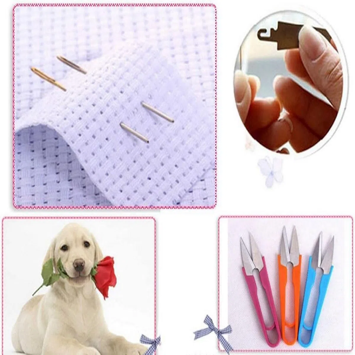 Brennora Stickpackungen Vorgedruckt Set Auto in der Natur 11CT Erwachsene Anfanger Kreuzstich Stickerei Starter Set DIY Stickbild Heimdekoration 40x50cm