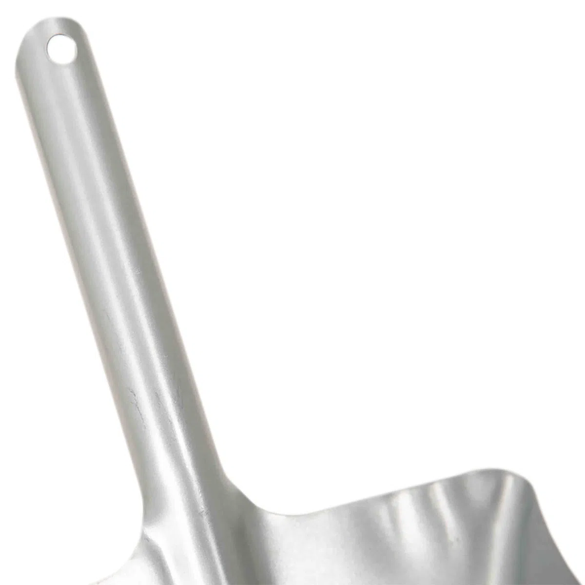 Novaliv Kehrblech Set - Handfeger ROSSHAAR und Kehrblech mit Gummilippe Silber verzinkt - Kehrblechbesen zum Aufkehren - Handkehrset mit Kehrschaufel und Feger