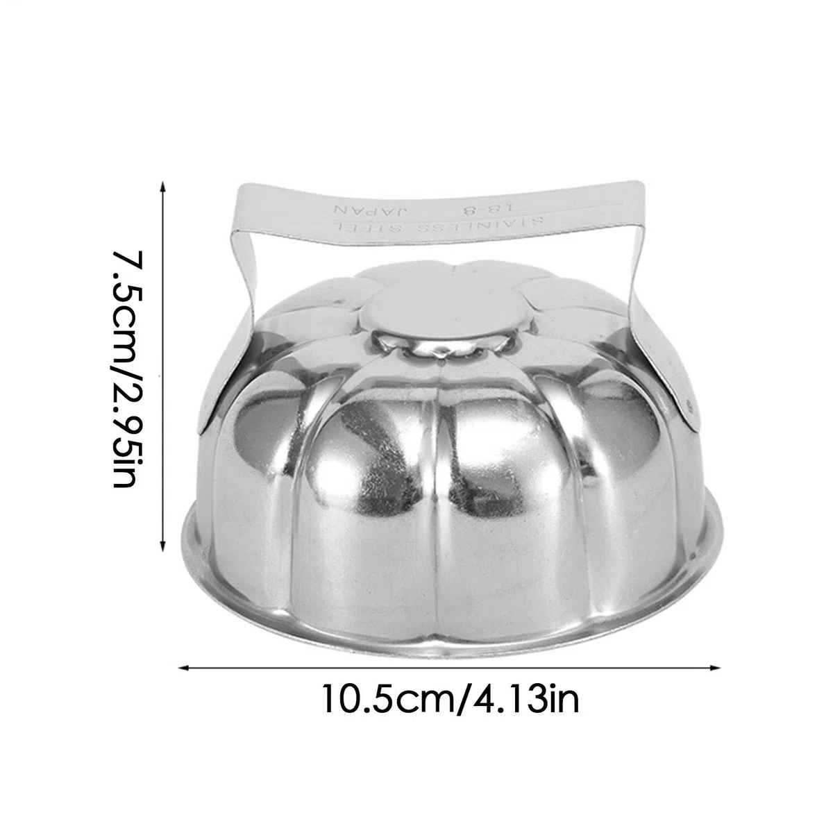 Generisch Stainless Steel Rice Mold, Fried Rice Shaper, Versatile Cooking Utensils 4.13x2.95in, Authentic & Easy to Use, Practical Shaping Mold for Restaurant, Family Gathering