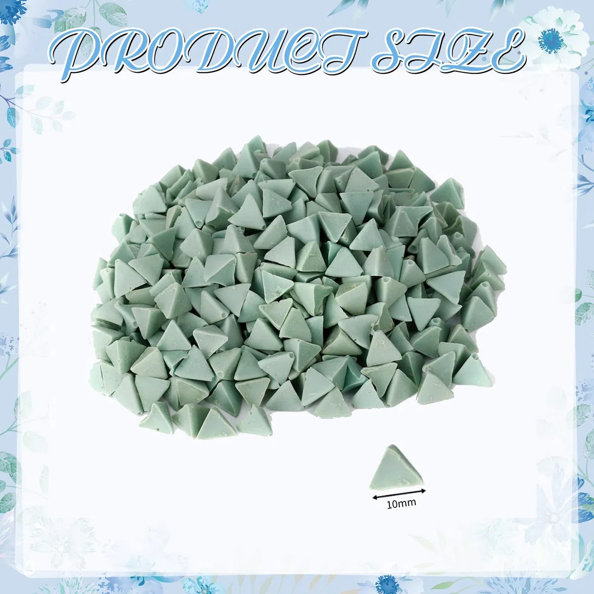 Tumbling Media, Schmuckpolieren Polierer, 10 * 10mm Dreieck Form Schleifmittel Polierschleifwerkzeug, Schleifzubehör für Tumbler-Vibrationsmaschinen, Füllmedien（455 g）