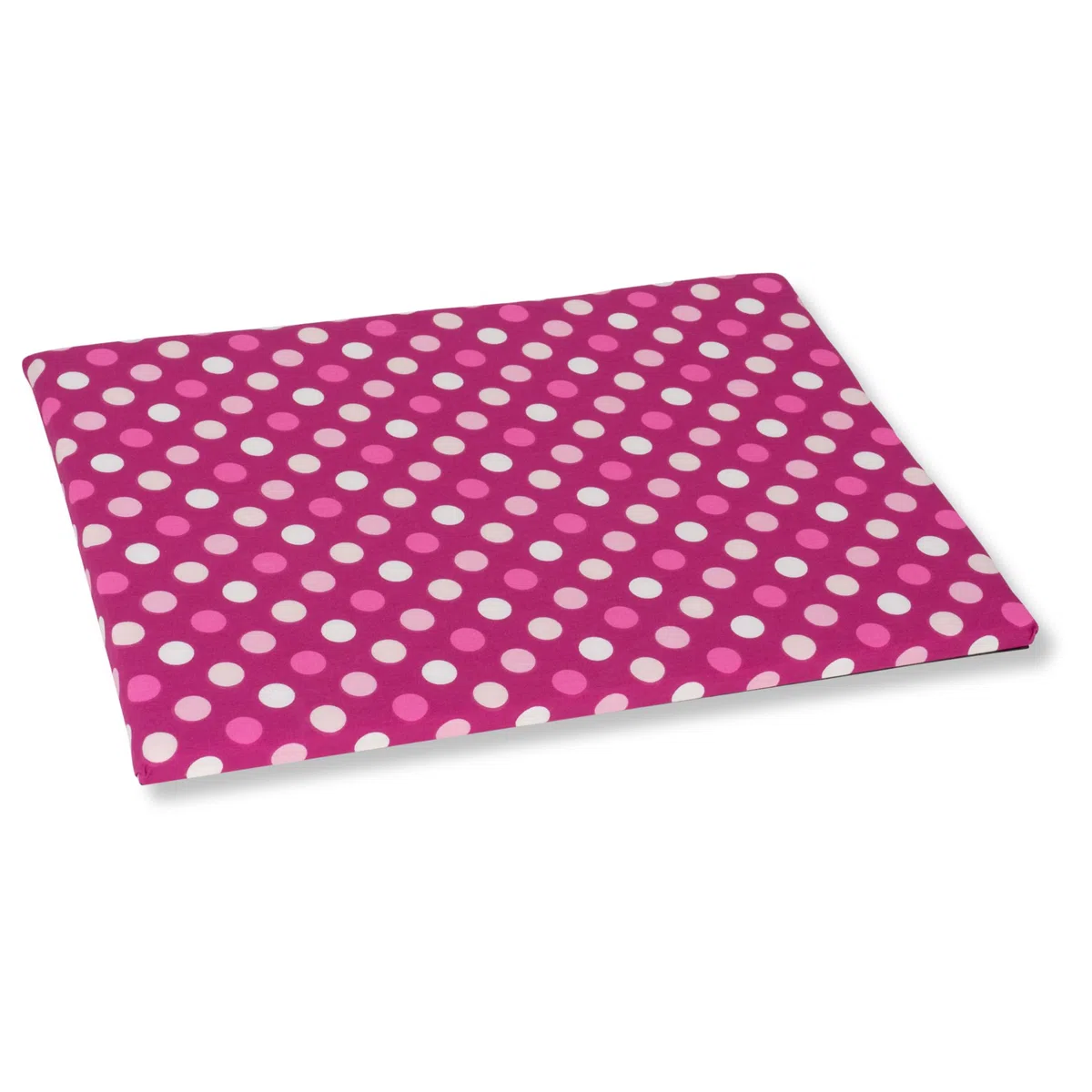 SEMPLIX Bügelunterlage mit rutschhemmender Rückseite, für kleine Bügelarbeiten beim Nähen, Patchworken, Basteln, Plotten und Sticken Zuhause & Unterwegs, (30 x 40 cm) (beere/rosa)