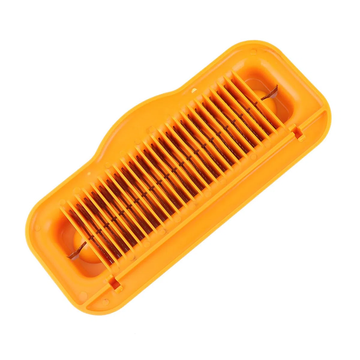 Hot-Dog-Schneider, Wurstschneider aus Edelstahl, Schinkenwürfelschneider mit Elastischer Feder und Ergonomischem Griff, Ideal für die Küche