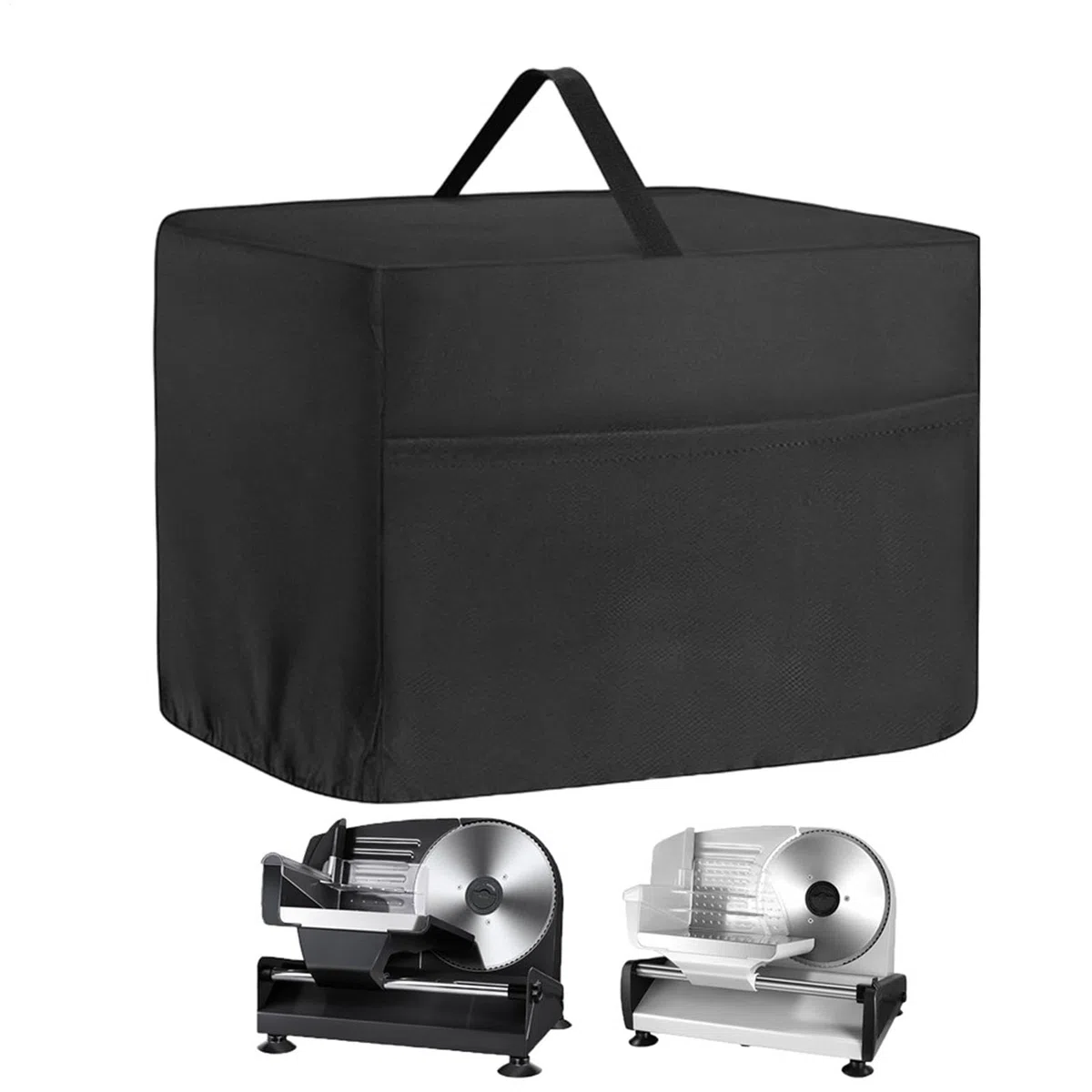 Allesschneider-Abdeckung, Küchenabdeckung für Allesschneider | Wasserdichte, staubdichte Geräteabdeckung für Fleischschneider - Spritzwassergeschützte kleine Organizer-Tasche, Küchenzubehör-Schutzhüll