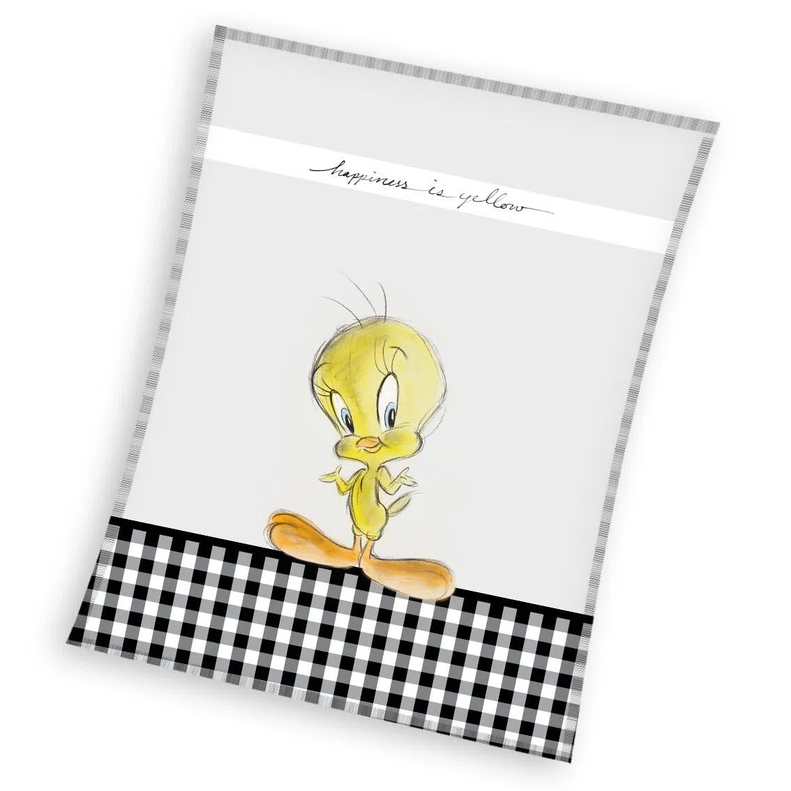 Carbotex LOONEY TUNES Tweety Decke, 130 x 170 cm, weich und lustig für alle Fans