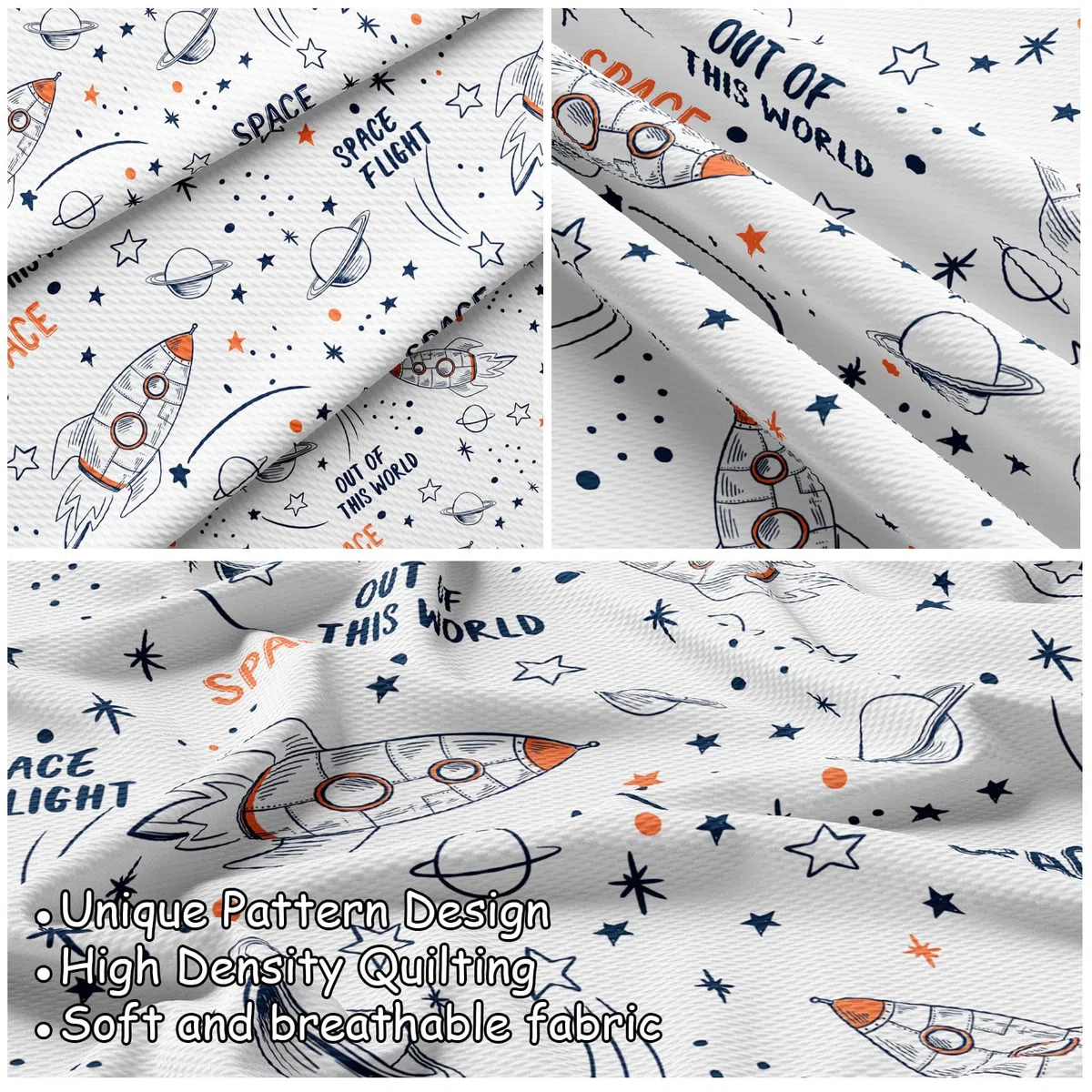 Rakete Decke 130x150cm Weltraum Rakete Wohndecke Cartoon Kuscheldecke,weiche Sofadecke für Kinderzimmer, perfekt als Kinder-Sofadecke für Jungen & gemütliche Wohndecke (B, 130x150cm)