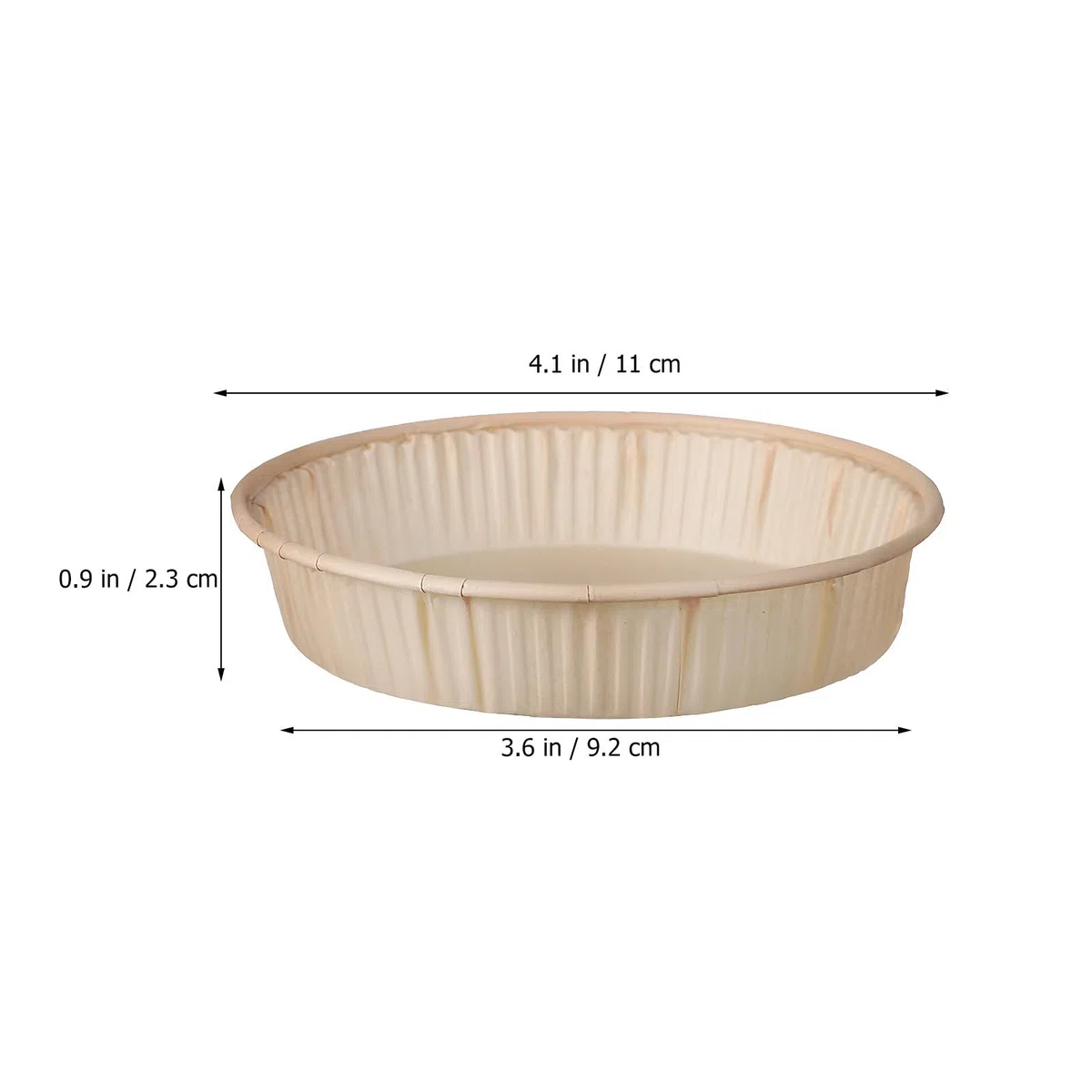 Cabilock 100 Stück Mini Tarteformen Aus Papier Runde Backformen Für Törtchen Quiche Mousse Kuchen Ofen Und Mikrowellengeeignet Für Desserts Und Kleine Portionen
