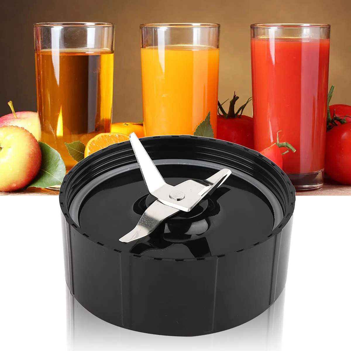 Generic Entsafter-Kreuzklingen-Ersatz, Effiziente Extraktionsklinge für 250-W-Mixer für Gesundes Kochen, Küchenzubehör für Smoothies, Hackgitter, 1 Packung
