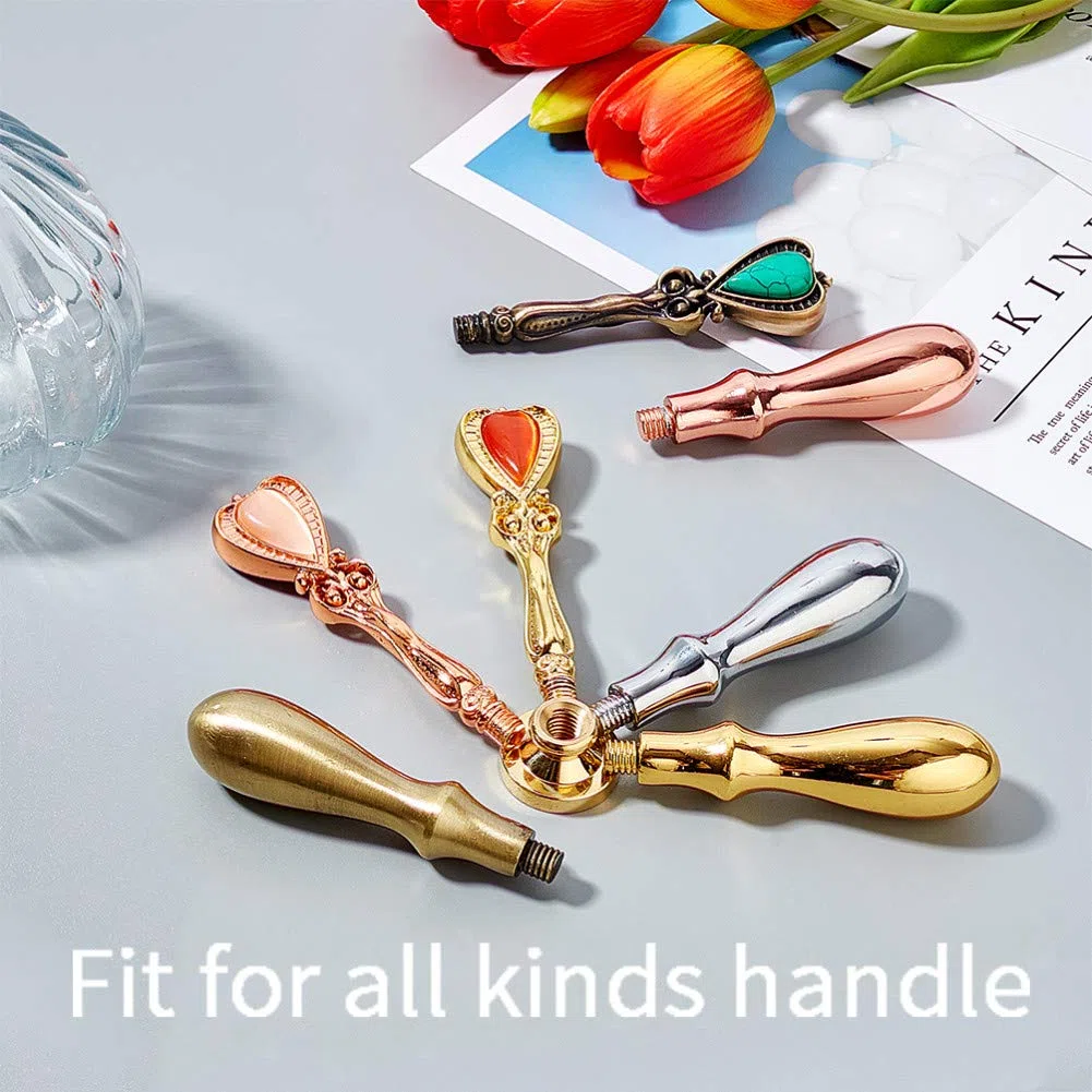 CRASPIRE Wax Seal Stempelkopf Kürbis Abnehmbare Versiegelung Messing Stempelkopf Für Kreative Geschenkumschläge Einladungskarten Dekoration