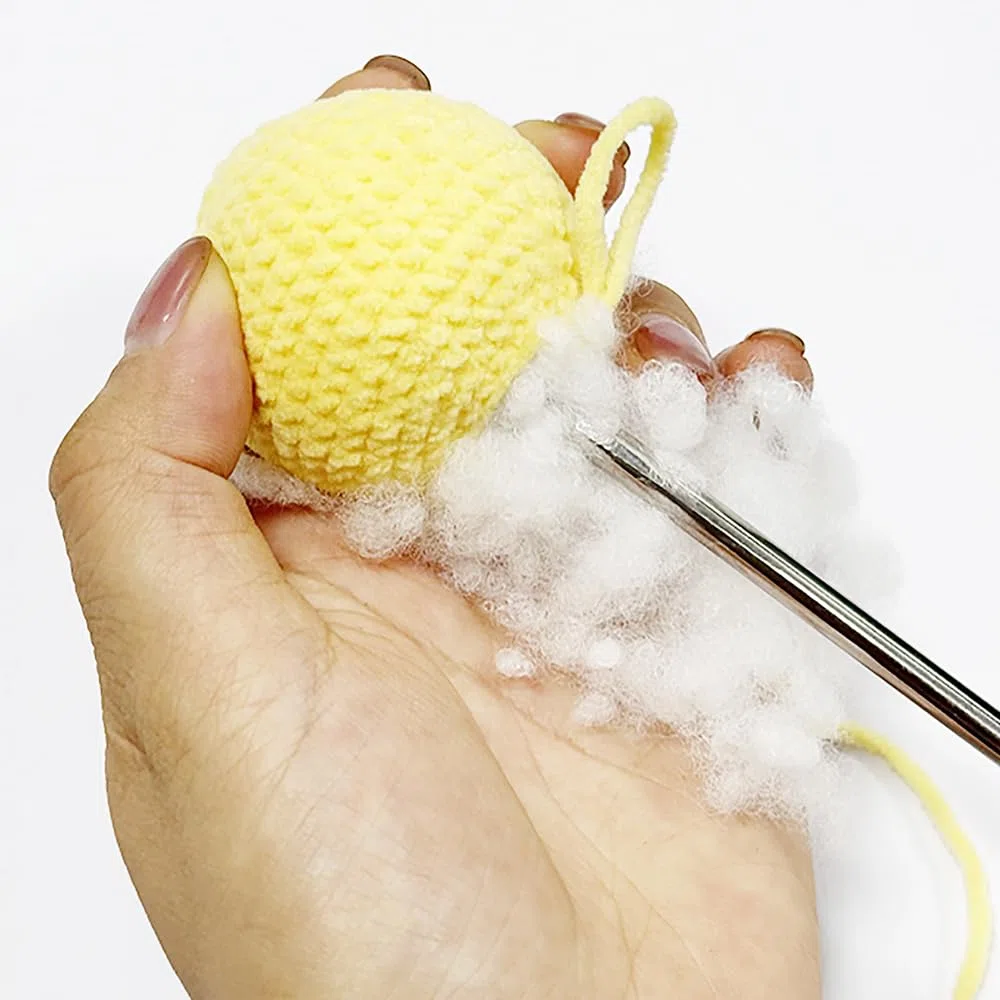 HUTRADE 3 Stück vielseitiges Stofftiere Füllwerkzeug für DIY-Handwerksprojekte und Häkelarbeiten Enthält Füllwatte in den Größen 3 mm, 4 mm und 5 mm zum Nähen und Basteln