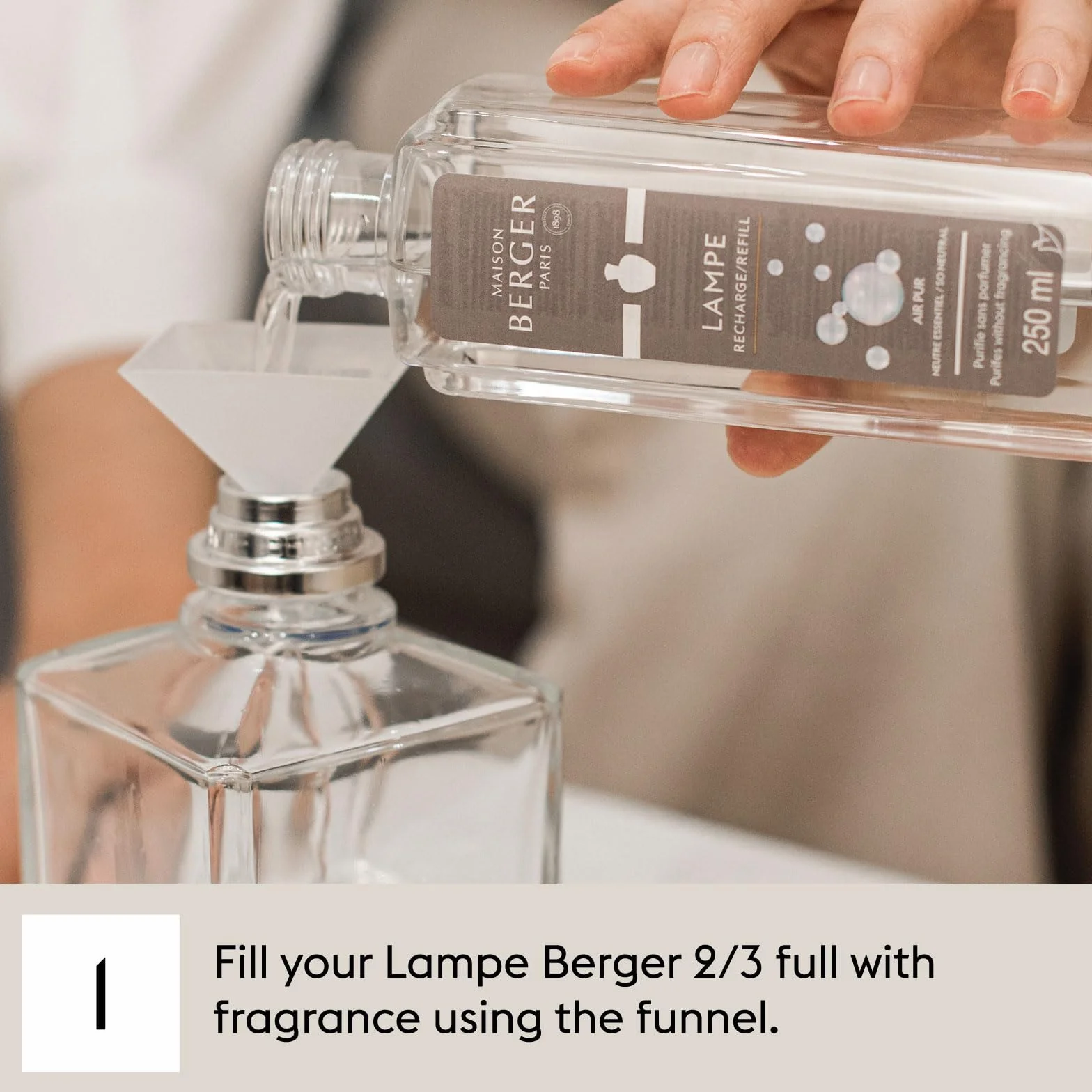 Maison Berger – Nachfüllung Sprudelnde Lebensfreude 500 ml für Lampe Berger – 2-in-1 geruchsneutralisierendes Raumduft-Öl – Grapefruit, Patchouli