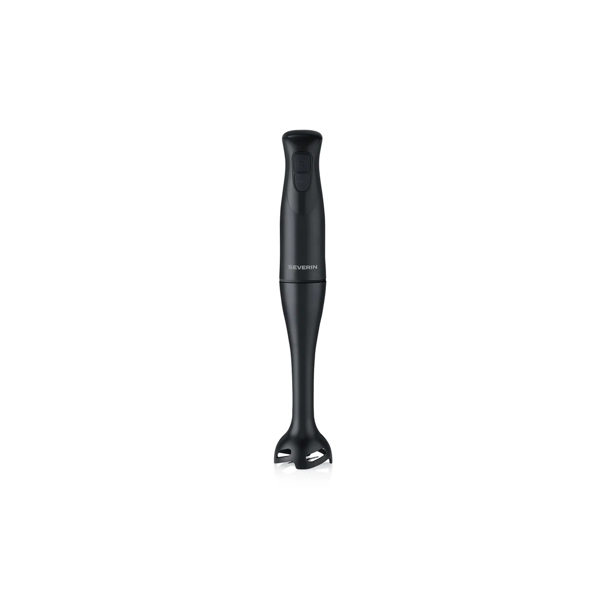 Severin Stabmixer zum Pürieren und Zerkleinern, Mixstab, abnehmbarer Mixfuß, Turbotaste, 2-Klingen-Messer, einfache Reinigung, rutschfester Griff, für Smoothies, Shakes, Saucen, 350W, schwarz, SM 3760