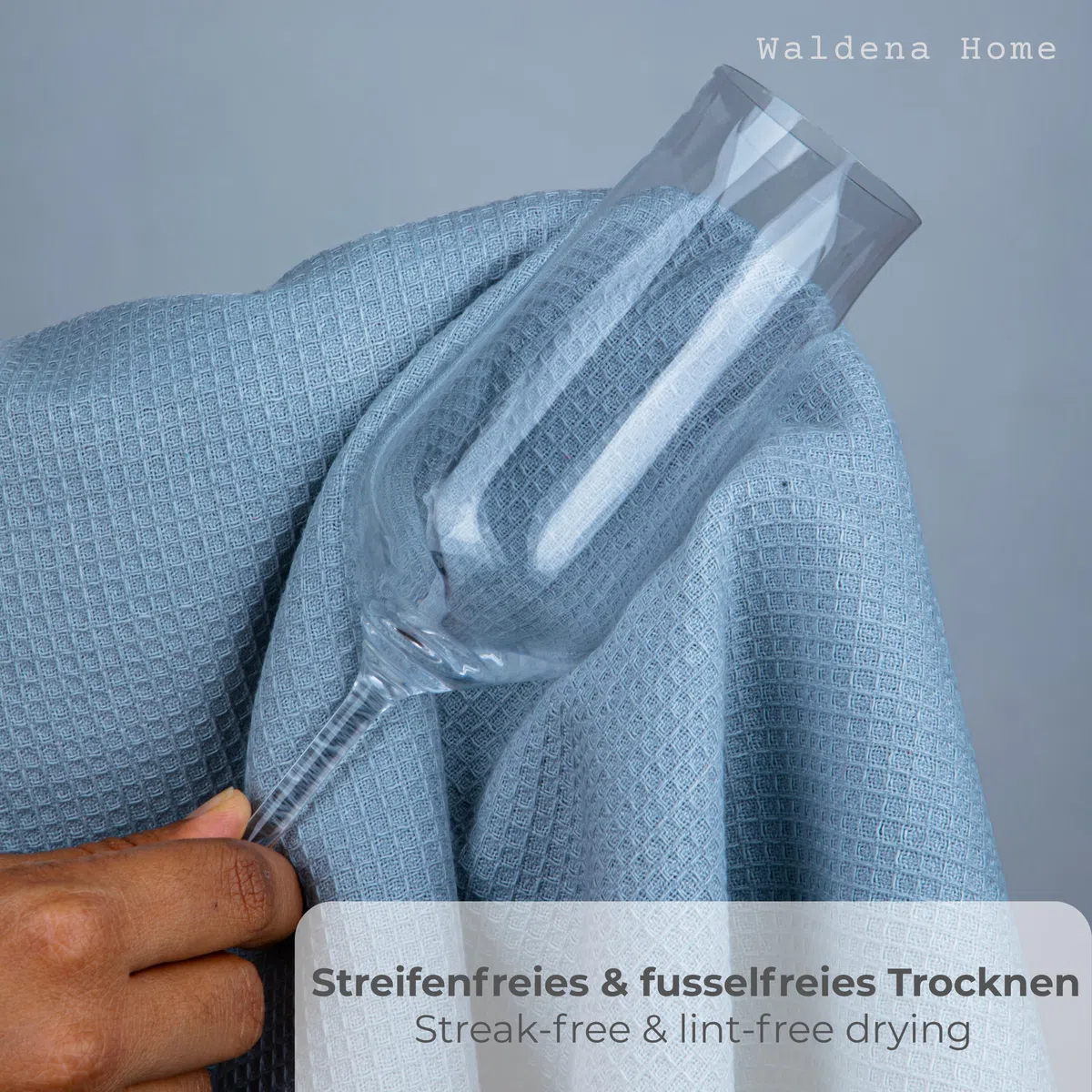 Geschirrtücher 100% Baumwolle | 4er Set Waffelstruktur Küchentücher 45x65 cm | Spültücher & Trockentücher in 4 Farben | Saugfähig & Fusselfrei | Oeko-Tex Zertifiziert