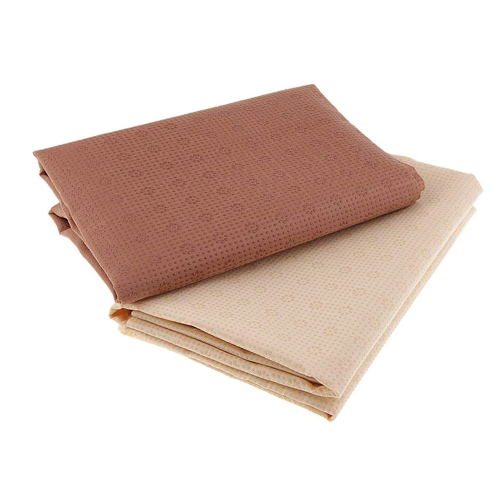 P Prettyia Gumminoppenstoff Rutschfester Stoff, 1x1,5m Anti-Rutsch Gewebe Anti-Slip Rutschfester Stoffe - Beige