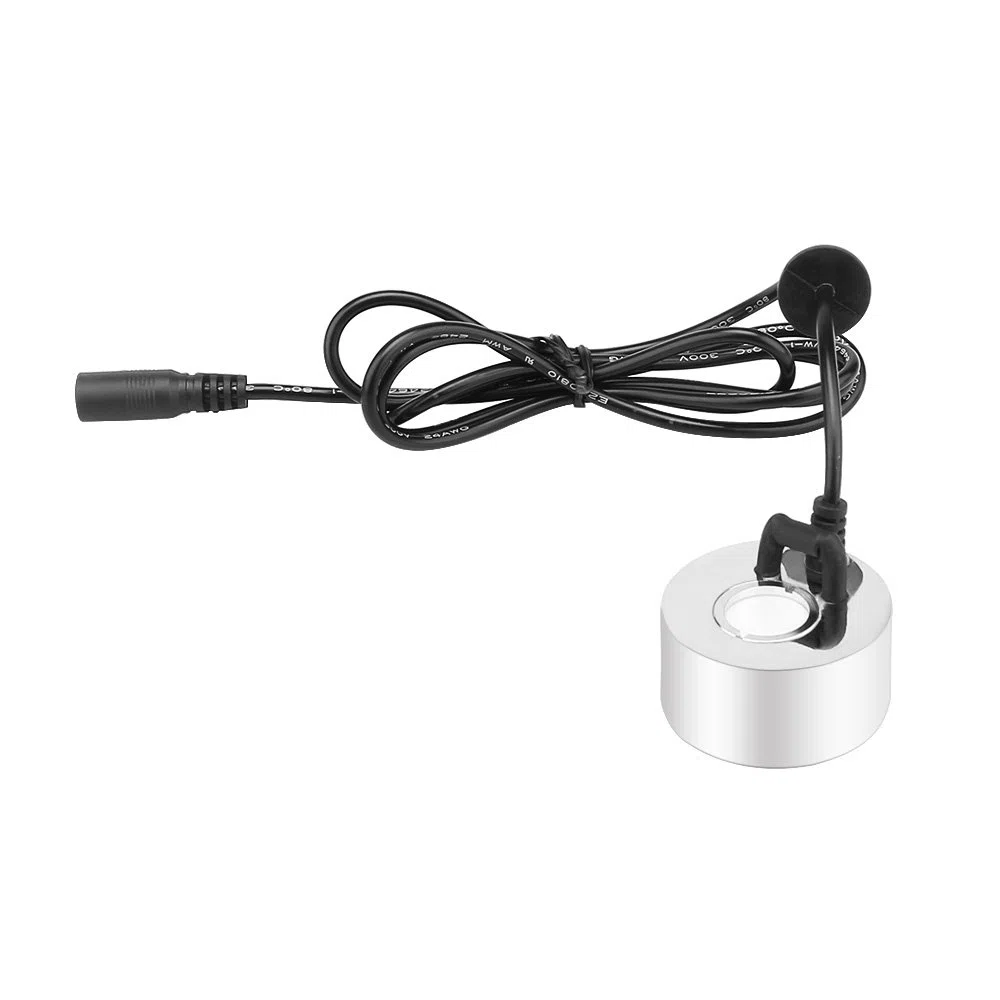 Ultraschall-Nebelmacher Fogger Metall Zerstäuber mit 24V Adapter, Ultrasonic fog maker Nebler Ultraschall Vernebler für Wasserbrunnen Teich Topf Steingarten Waschbecken