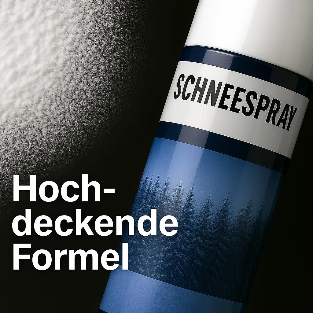 4er Set Kunstschnee - Spraydose 111ml mit Dekoschnee - Schneespray zum Dekorieren zu Weihnachten - Fensterspray Spühschnee - Künstlicher Schnee für die Fenster