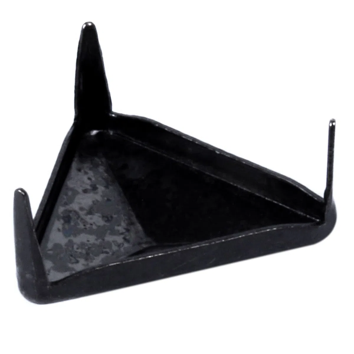 100 Stucke 10mm Metall Bugel-Nieten Ziernieten Dreieck schwarz