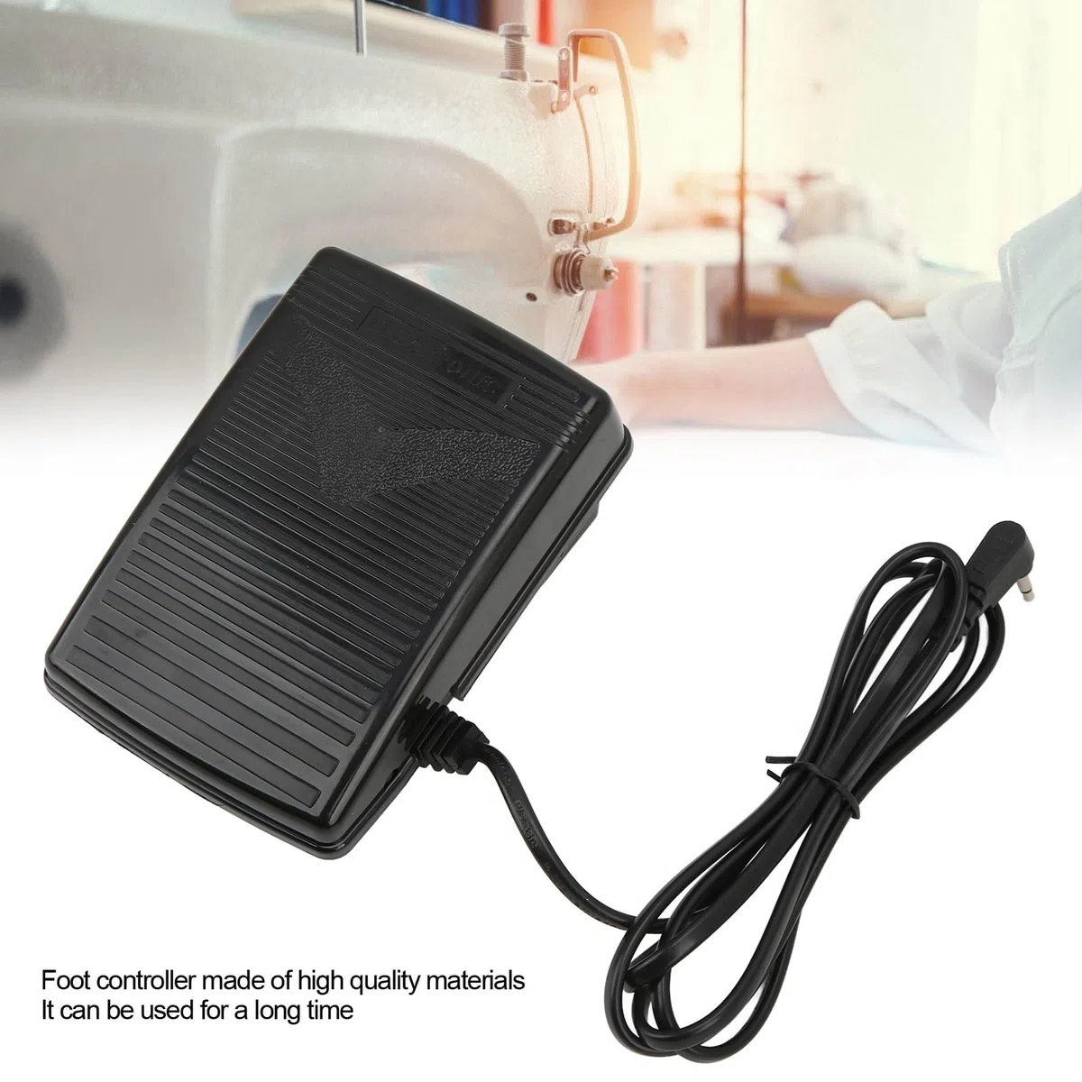 Kunststoff-Nähmaschinen-Fußpedal für SC220 6160 6180 5400 XL-400 Ersatzzubehör, Nähmaschinen-Fußstützen-Controller ES01FC