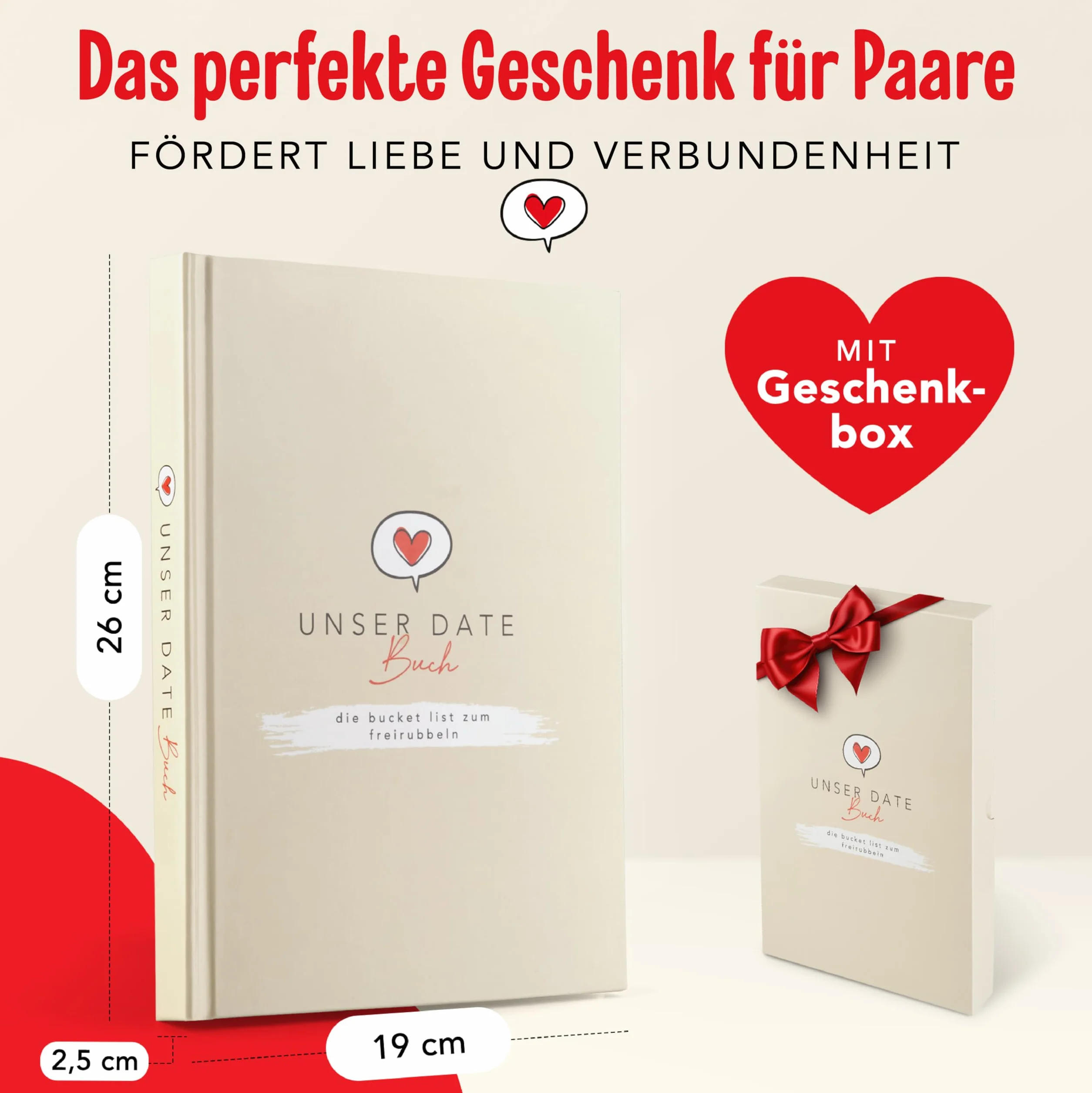 Unser Date Buch | 52 Date Ideen für Paare zum Freirubbeln | Bucket List für Pärchen | Jahrestag Geschenk für ihn & sie | Paar Geschenke zum Valentinstag oder Weihnachten für Freund & Freundin