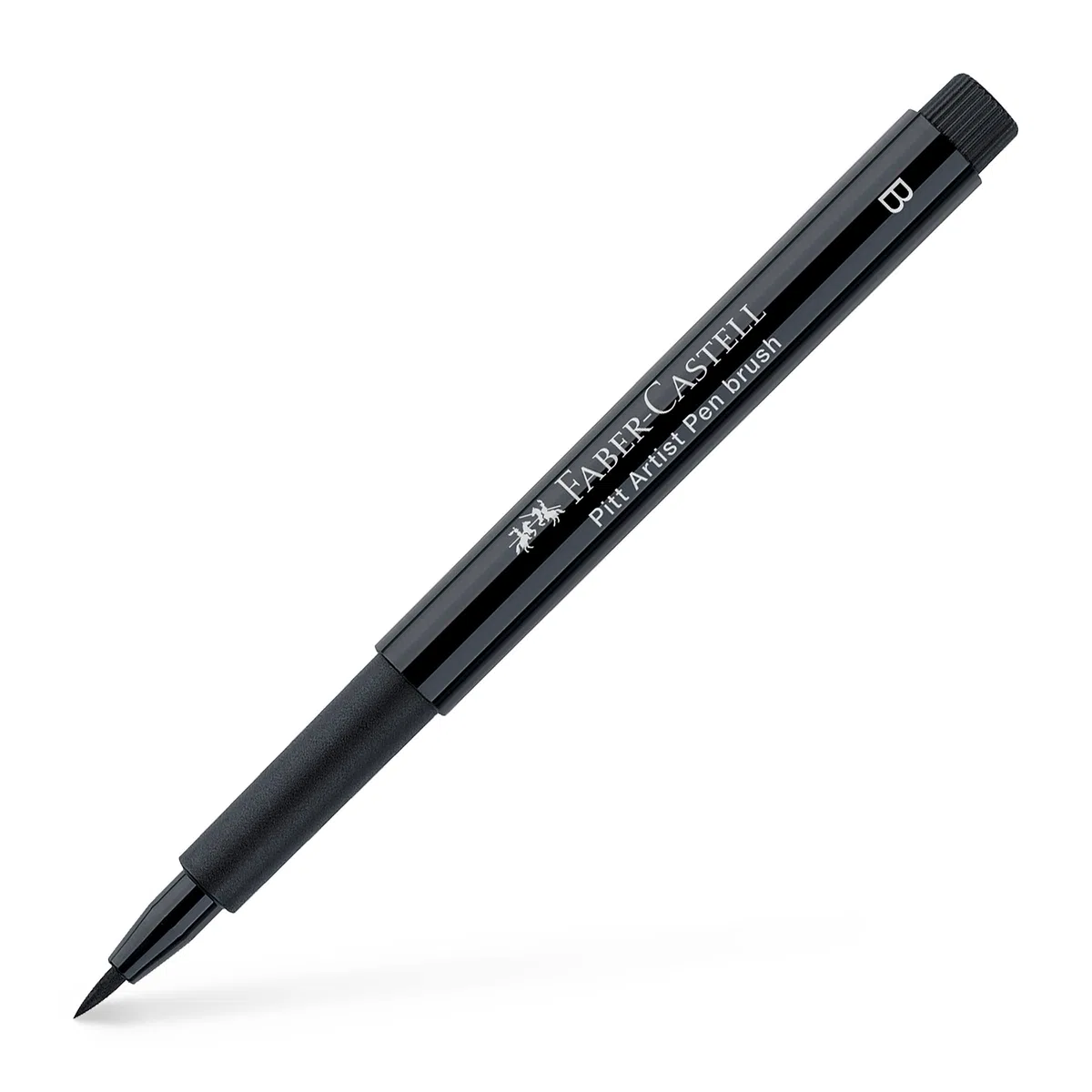 Faber-Castell - Pitt Artist Pen Spitzenset Black, 6 Tuschestifte | Wasserfeste und lichtbeständige Zeichentusche mit verschiedenen Spitzen