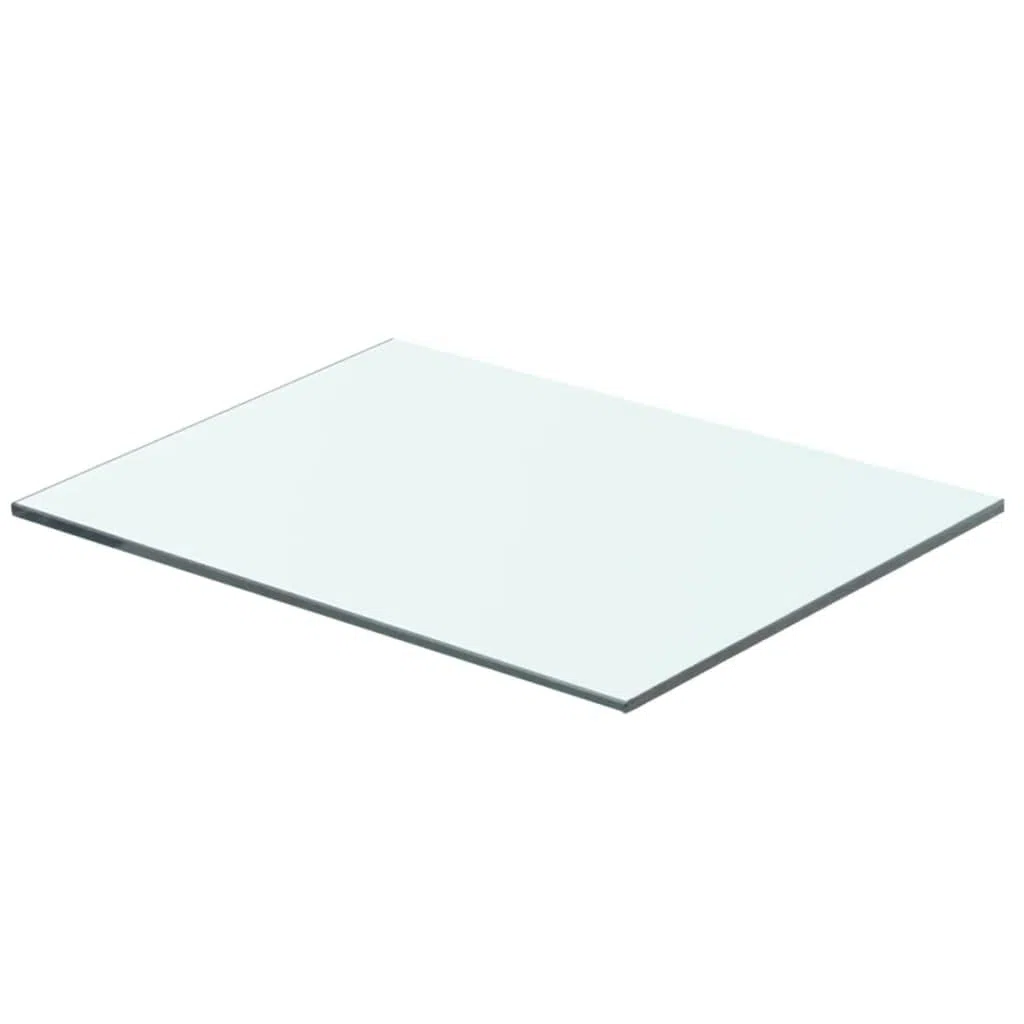 Myheimly Glasboden Glasscheibe Glasplatte für Glasregal Transparent 40 x 25 cm