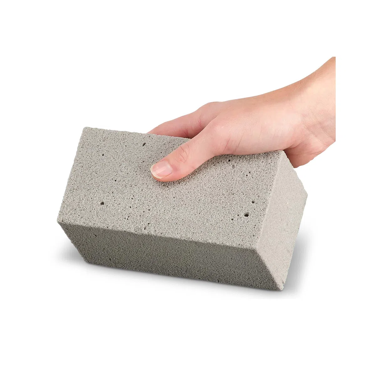 KRAMPOUZ Schleifstein - Zur Pflege und Reinigung der Gusseisenplatten von Crêpegeräten - Ideal zur vollständigen Reinigung oder Entfernung der Einbrennschicht von Gusseisenplatten