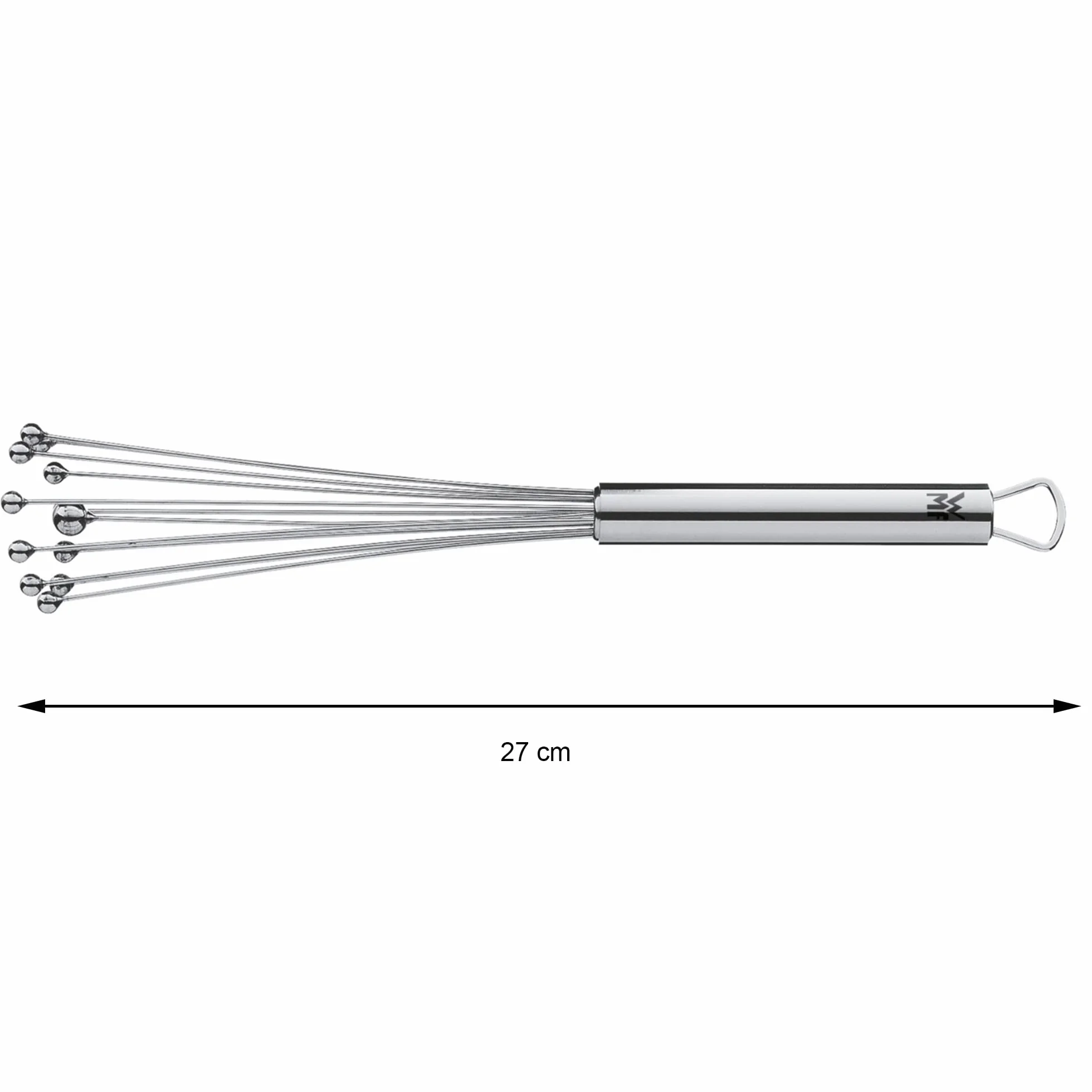 WMF Profi Plus Rührblitz 27 cm, Schneebesen Edelstahl -Kugeln, Cromargan Edelstahl teilmattiert, Rührbesen, Quirl