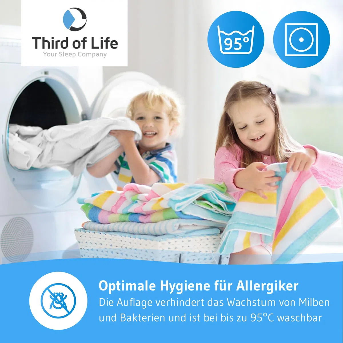 Matratzenschoner 90 x 200 wasserdicht und atmungsaktiv, Inkontinenzunterlage waschbar 90x200, Optimaler Nässeschutz, Hygienischer Anti-milben Matratzen-bezug, Schimmelresistente Matratzenauflage
