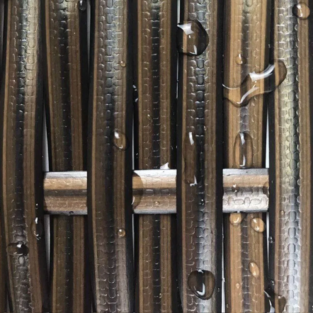 60m-65m Kunststoffgeflechttes Rattan-Reparaturmaterial für Gartenmöbel, langlebiges Korbgeflecht, Sitzbank, Tisch, Set (Kaffee B)