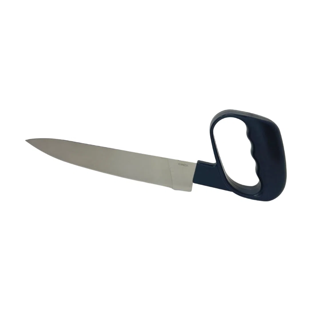 ATC Handels GmbH Ergonomische Messer REFLEX mit geschlossenem Griff und rostfreier Klinge - als Tranchiermesser oder Brotmesser Spülmaschinenfest bis 70°C (glatte Klinge)