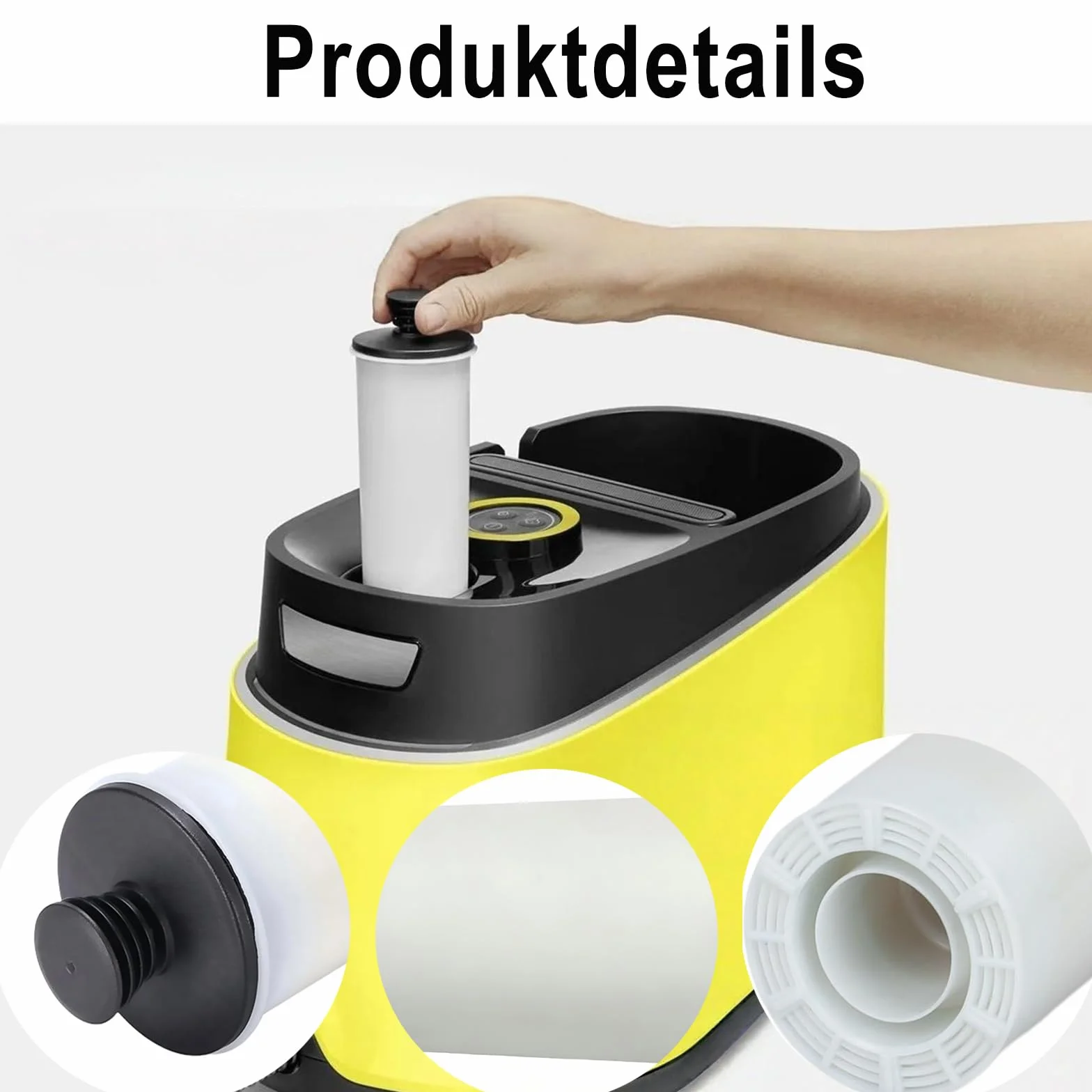 2 Stück Entkalkungskartusche Kompatible mit Kärcher SC 2 Upright, SC 3 Deluxe, SC3 Upright Dampfreiniger Zubehör, Ersatz für 2.863-018.0