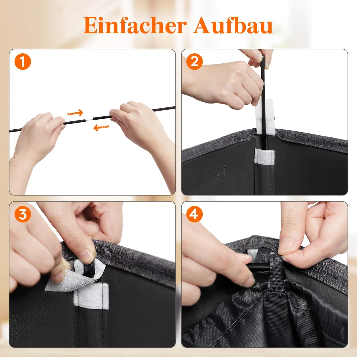 Lifewit 100L Pfandflaschen Sammelbehälter mit Deckel, Groß Pfandflaschen Aufbewahrung, Behälter Leergut & Altglas Aufbewahrung, Flaschensammler mit Loch Küche Abstellraum Flaschentasche, Dunkelgrau