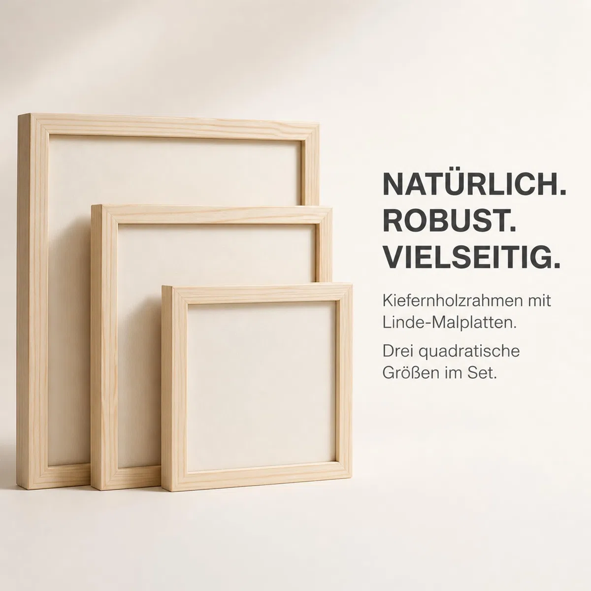 15 Stück Holz Leinwand Quadratisch Set, 15x15cm 20x20cm 30x30cm Malplatte Leinwand Holzplatte zum Bemalen, Malgrund Holz Leinwandbrett für Malerei, Bastelprojekte, Kunsthandwerk