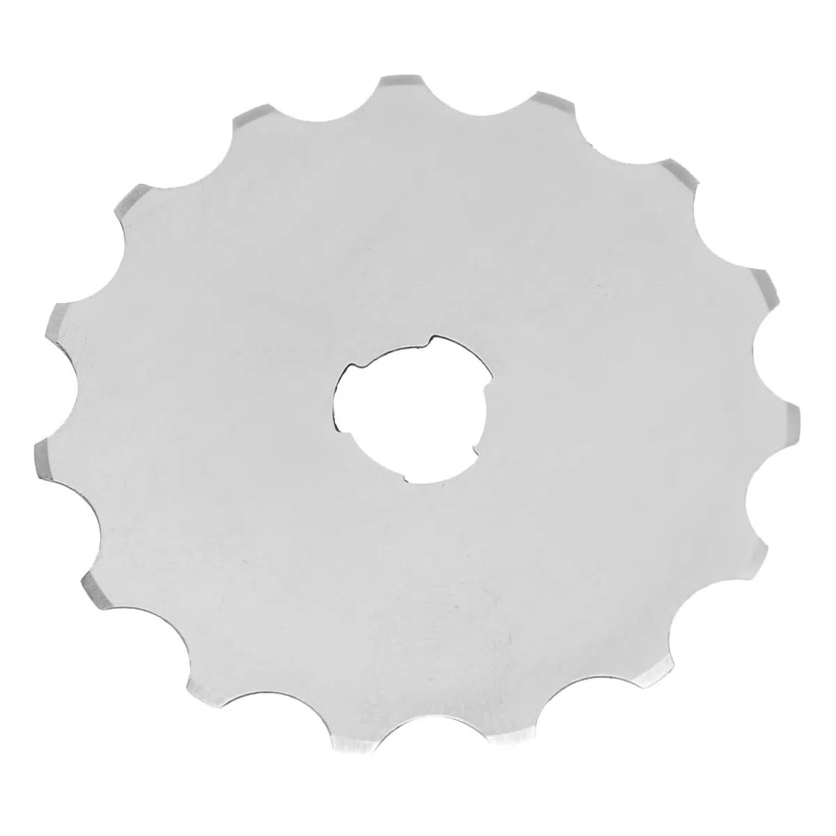 5 Stück Ersatz-Patchwork-Schneidmesser, Papierperforiervlies-Rotationsschneider, Gezahnte Klingen, Solides Schnellarbeitsstahlmaterial, 45 Mm Häkelkante, Drehbar für Lederstoff