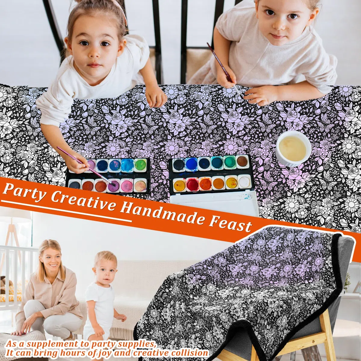 DIY-Maldecke, Decke Selbermachen Zum Ausmalen 114x146cm Kreatives Personalisiertes Zeichnen Waschbarer Stoff Umfärben Eigene Plüschdecke für Zuhause Schlafzimmer Wohnzimmer Heimdekoration(C)