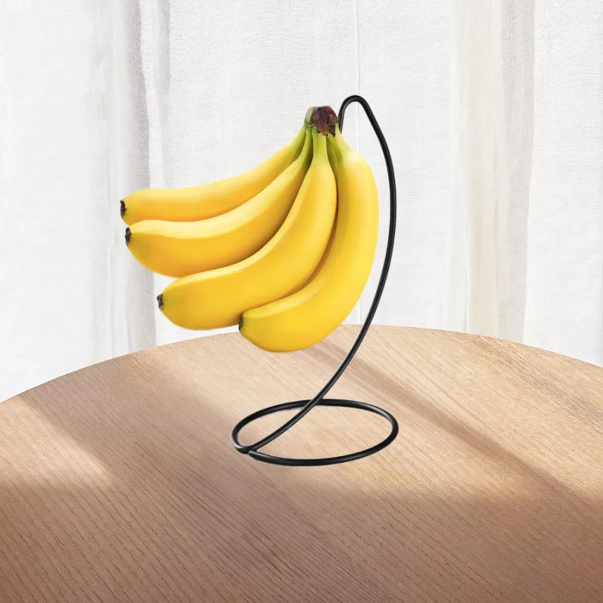 MagiDeal Bananenhalter moderner Bananenbaum, Schwarz