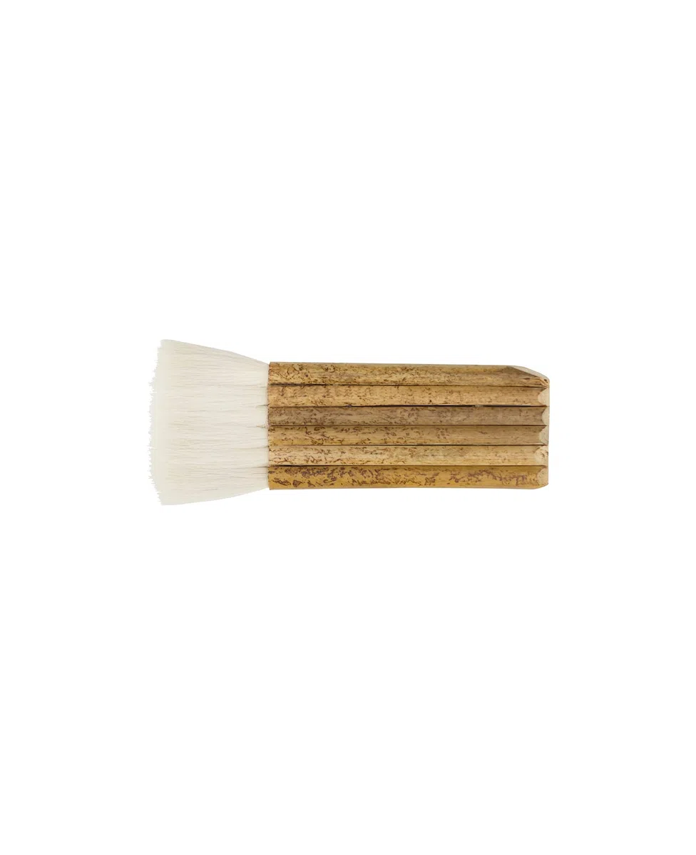 Yasutomo Hake Multihead Bamboo Brush with Sheep Hair Bristles, 1 7/8 inch (BH6)