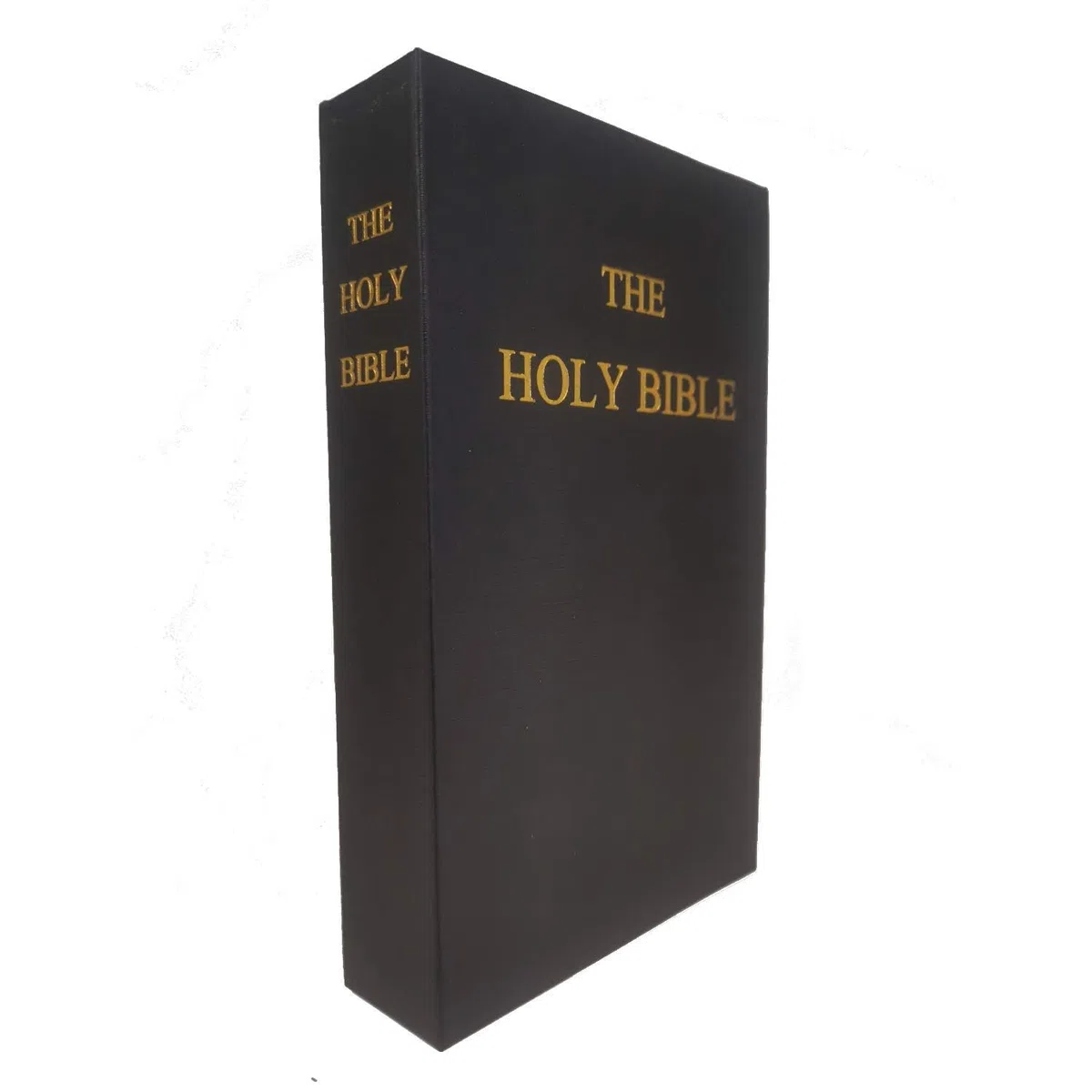 Neuheit Geschenk | Heilige Bibel mit 6-Unzen-Flasche | Verlorene erste Seite des deutschen Roten Zwergs – Geheimfach